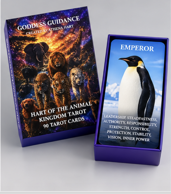 PREORDER Hart of the Animal Kingdom Tarot — 90 Cards