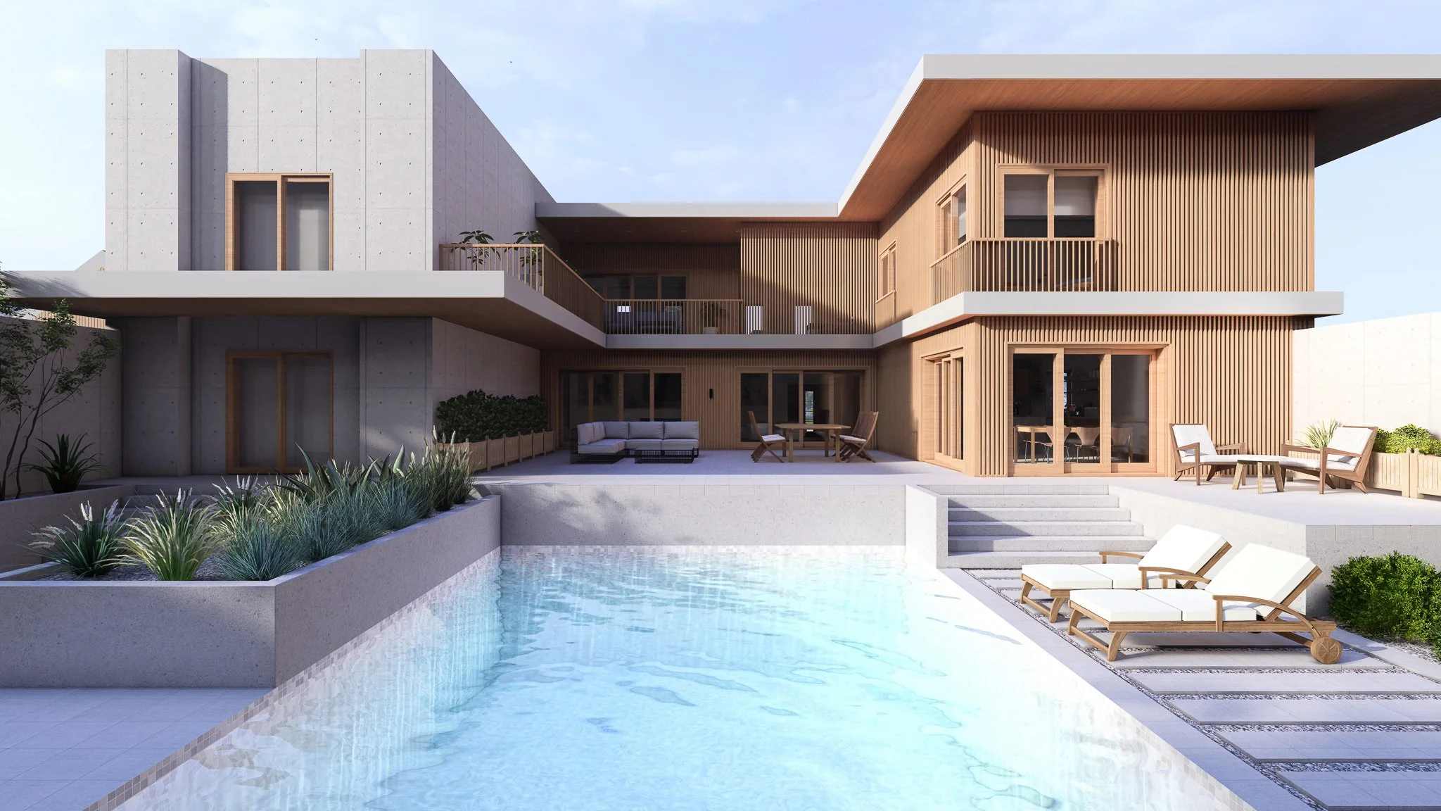 Courtyard House Designed with ChatGPT