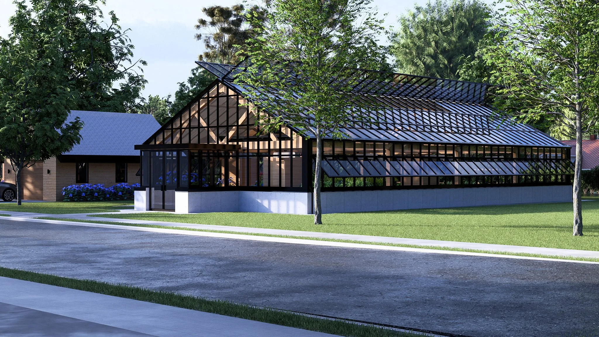 Underground Greenhouse Home