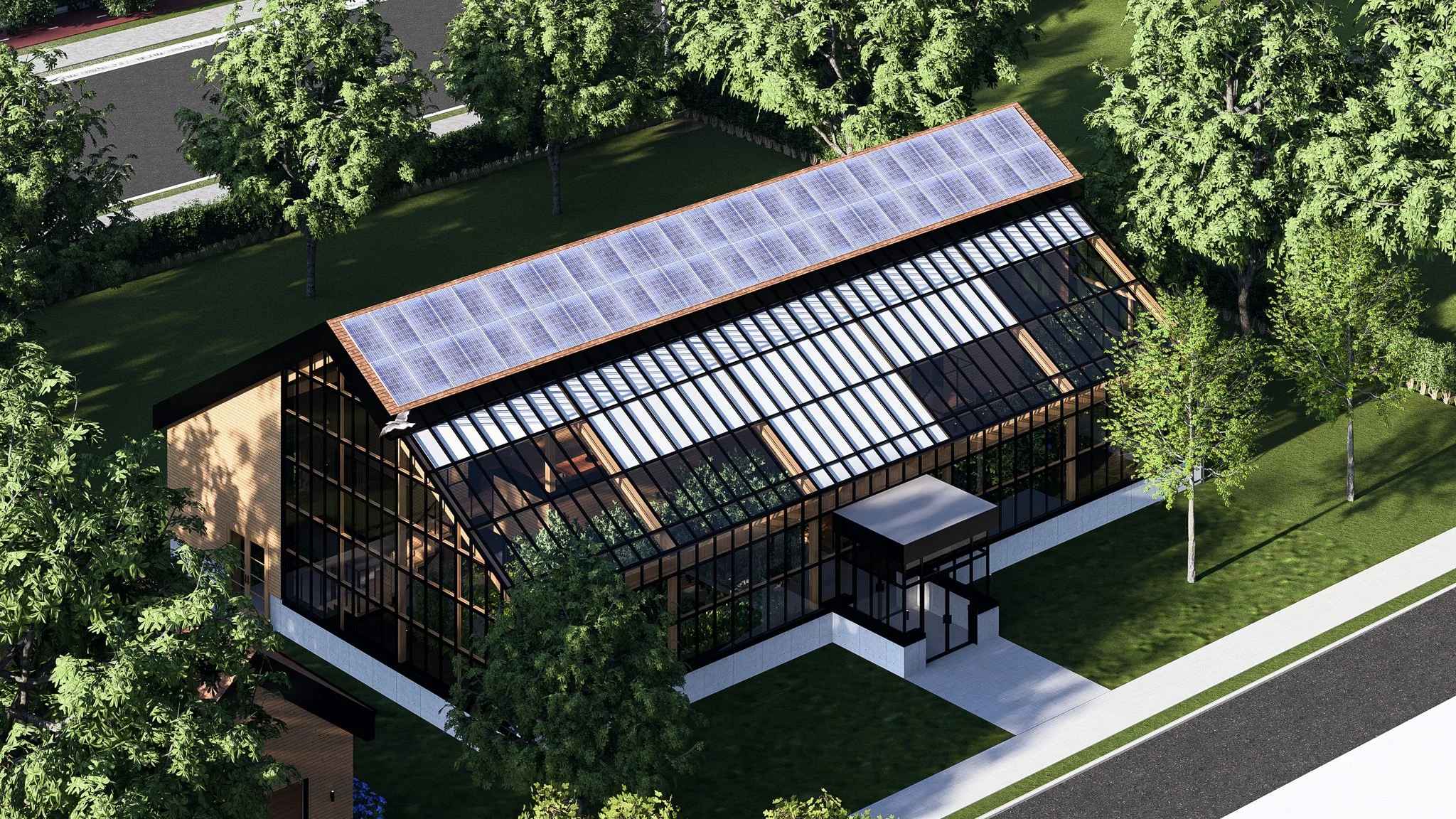 Pole Barn Greenhouse Home