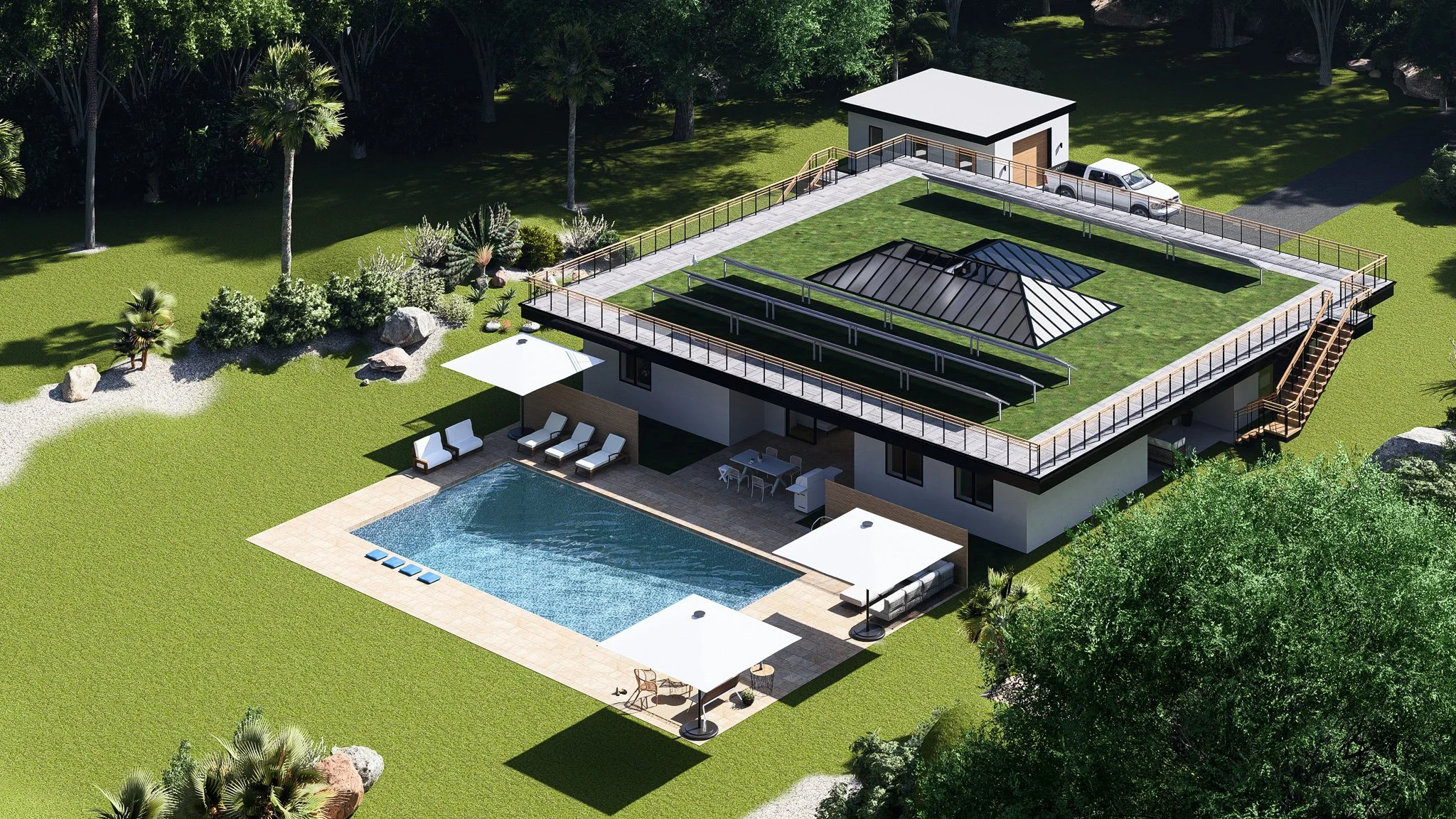 Southern California Modern Greenhouse Home