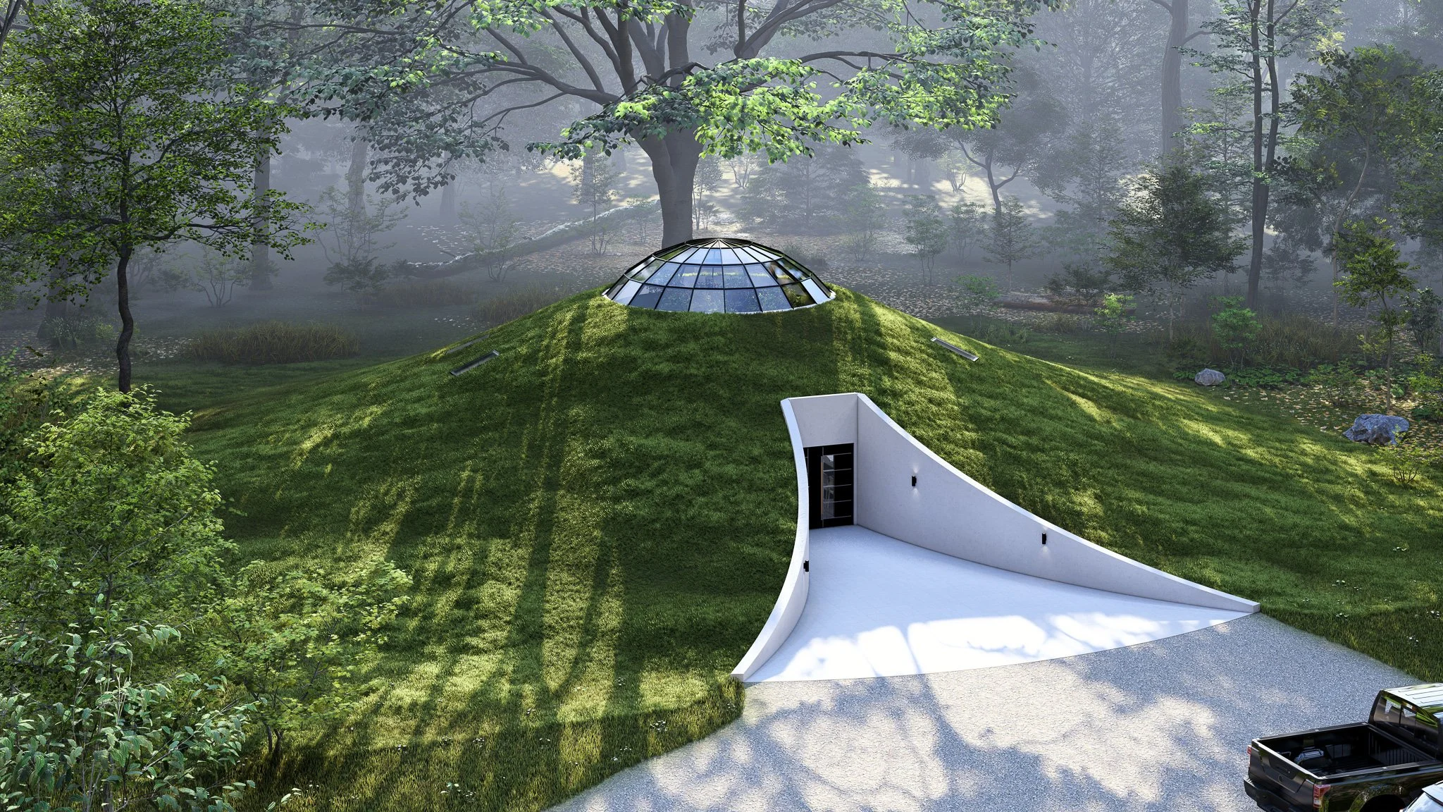 Earthship Greenhouse Home