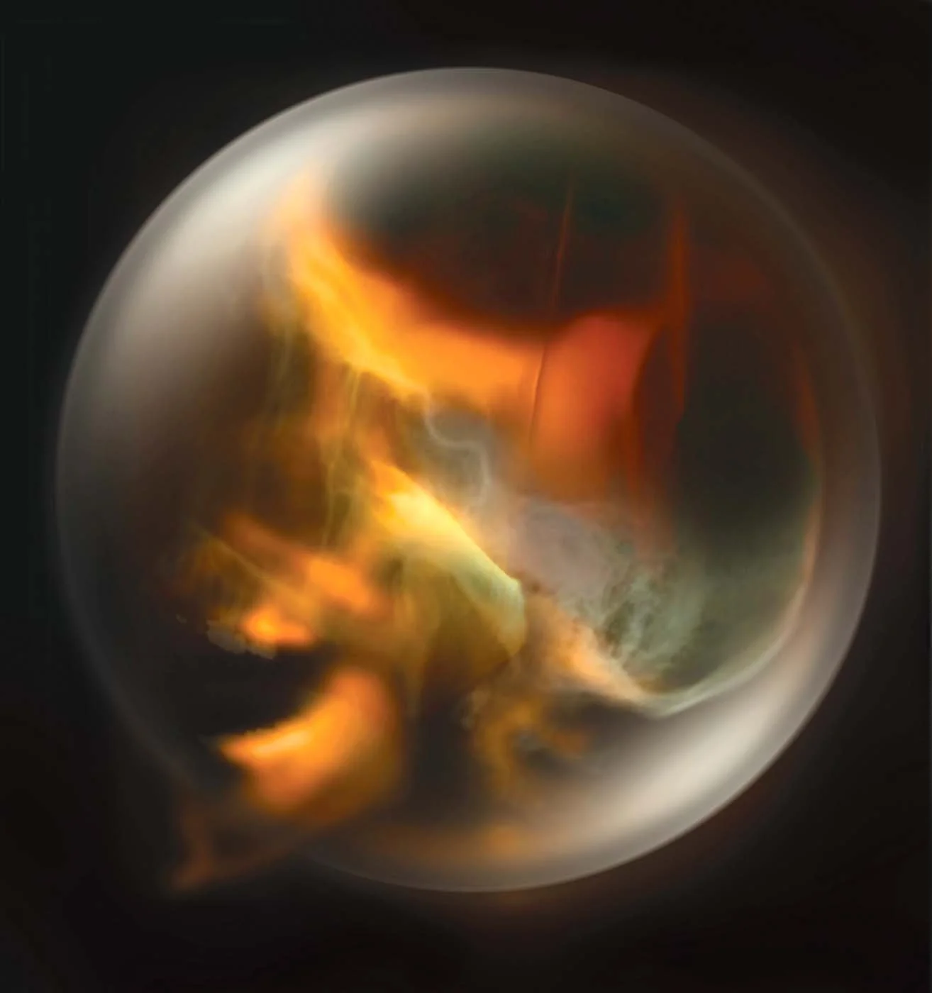 "Micro," Digital (Lambda) C-Print,  20 x 20 in, 2004