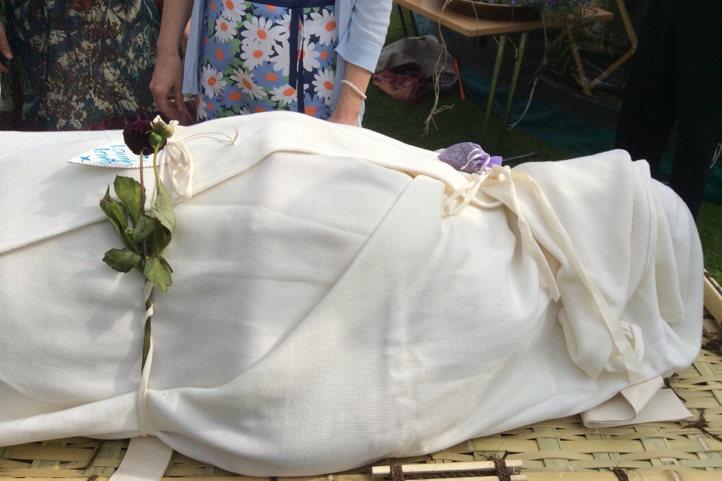 Paperwork for a funeral