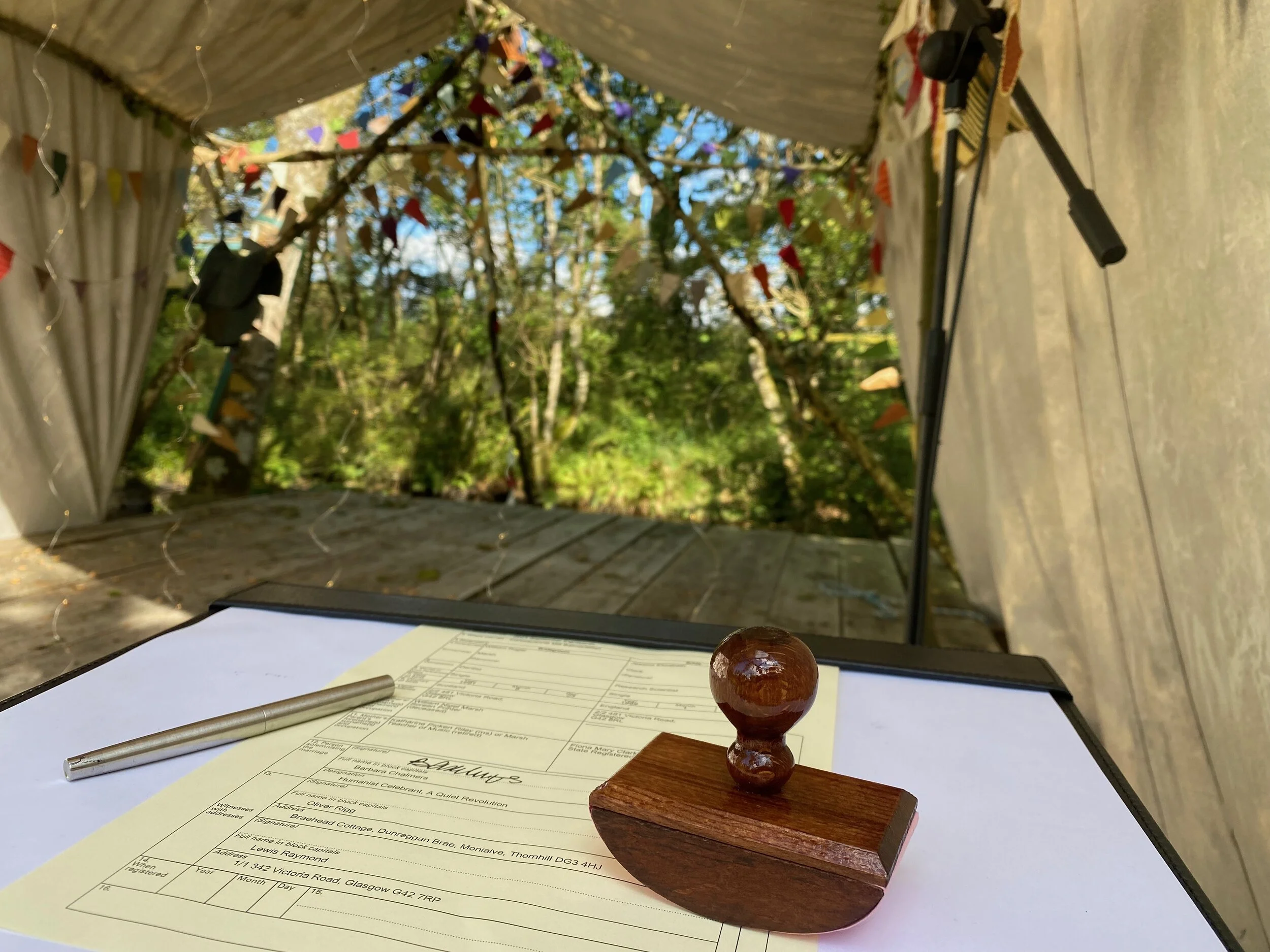 The joy of busking it