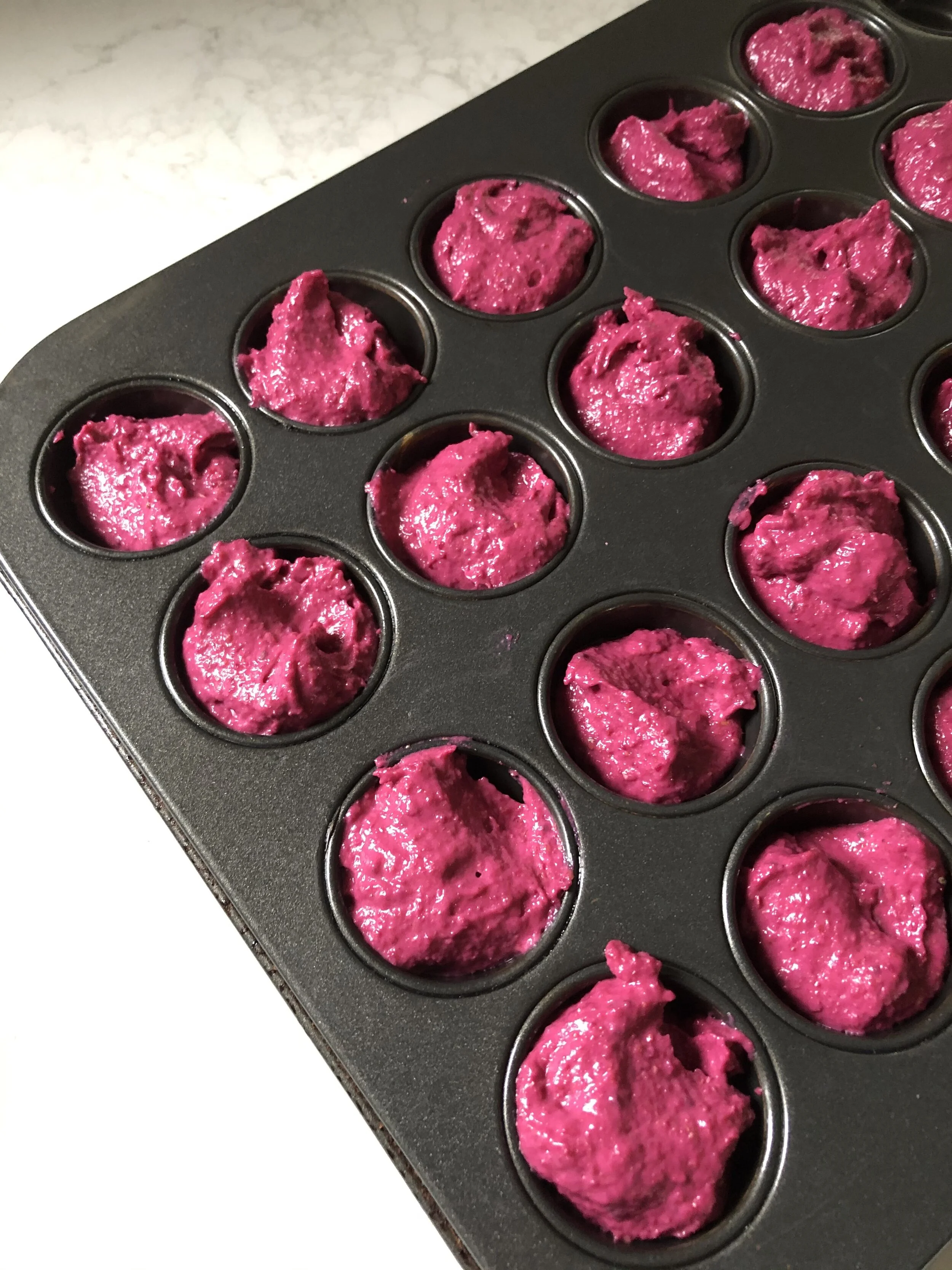 Beet and Pear Mini Muffins for Baby 