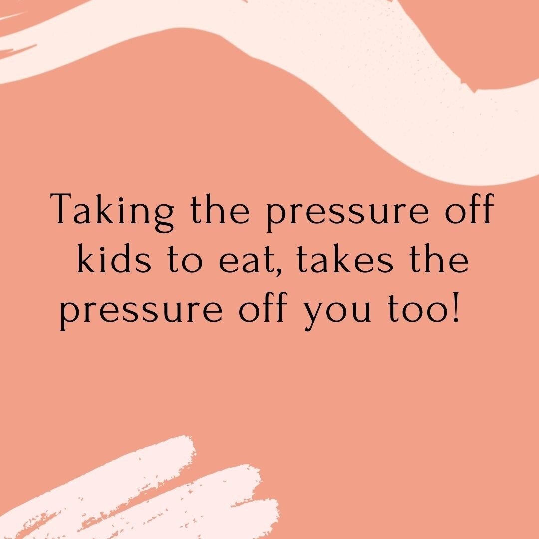 When parents spend every meal and snack begging kids to take a bite or eat their veggies, it can create a lot of tension and drama at the table. It is easy to do, I get it, as parents we feel responsible for how &quot;well&quot; our kids eat and we w