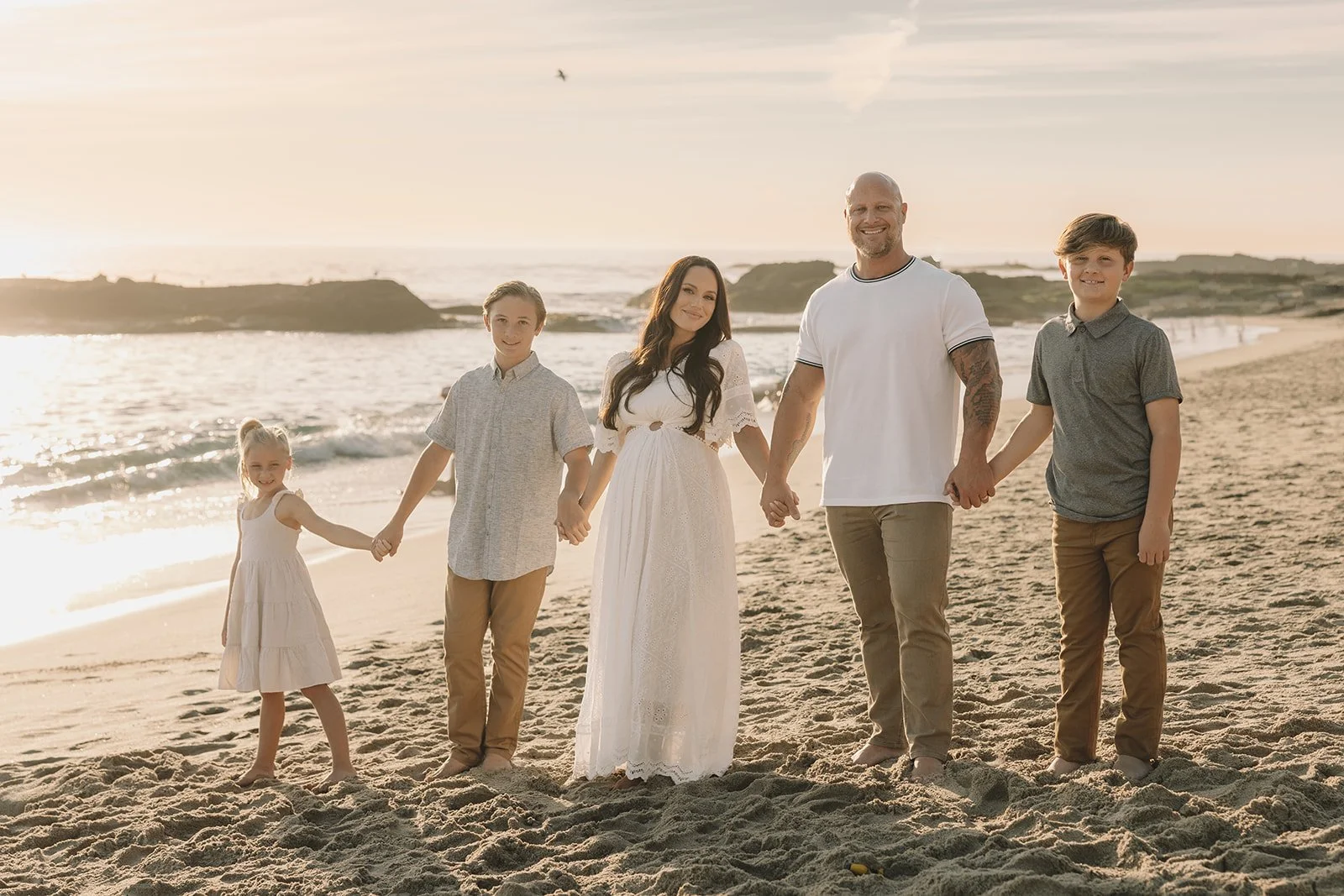 A Special Blended Family Session in Laguna Beach