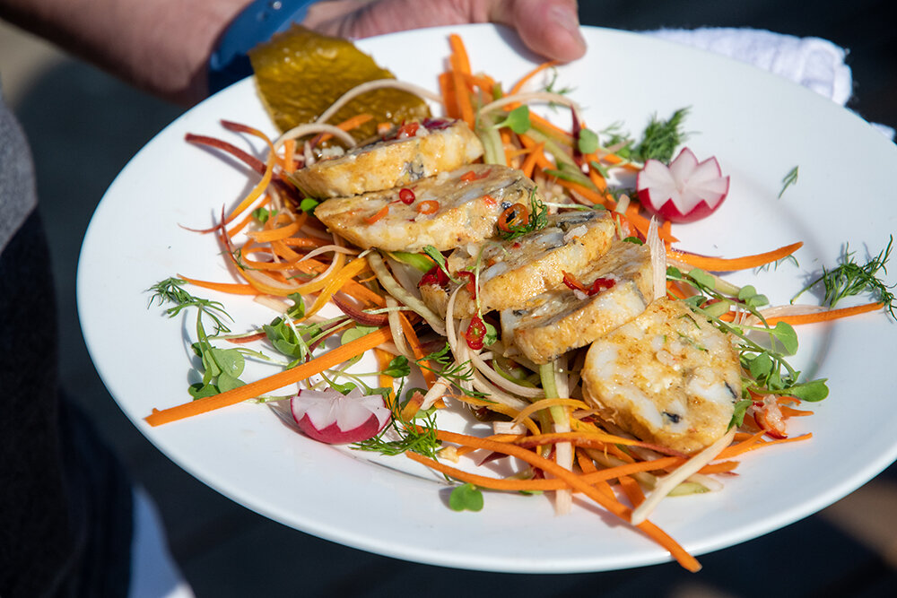 Fish Sausage Salad