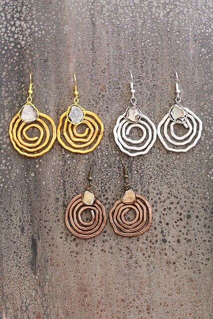 Cleopatra Earrings by Mary Schultz
