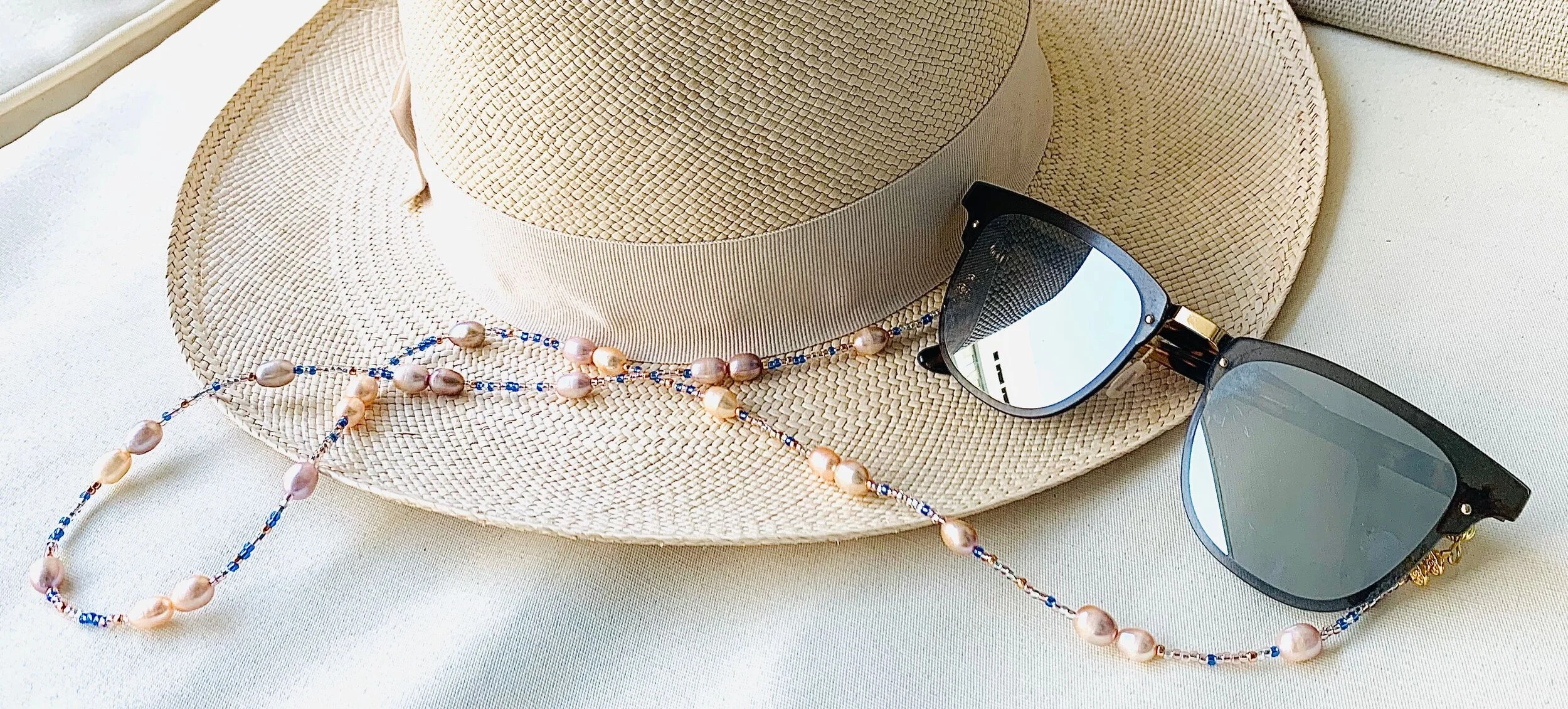 Blue &amp; Peach Pearls V.1