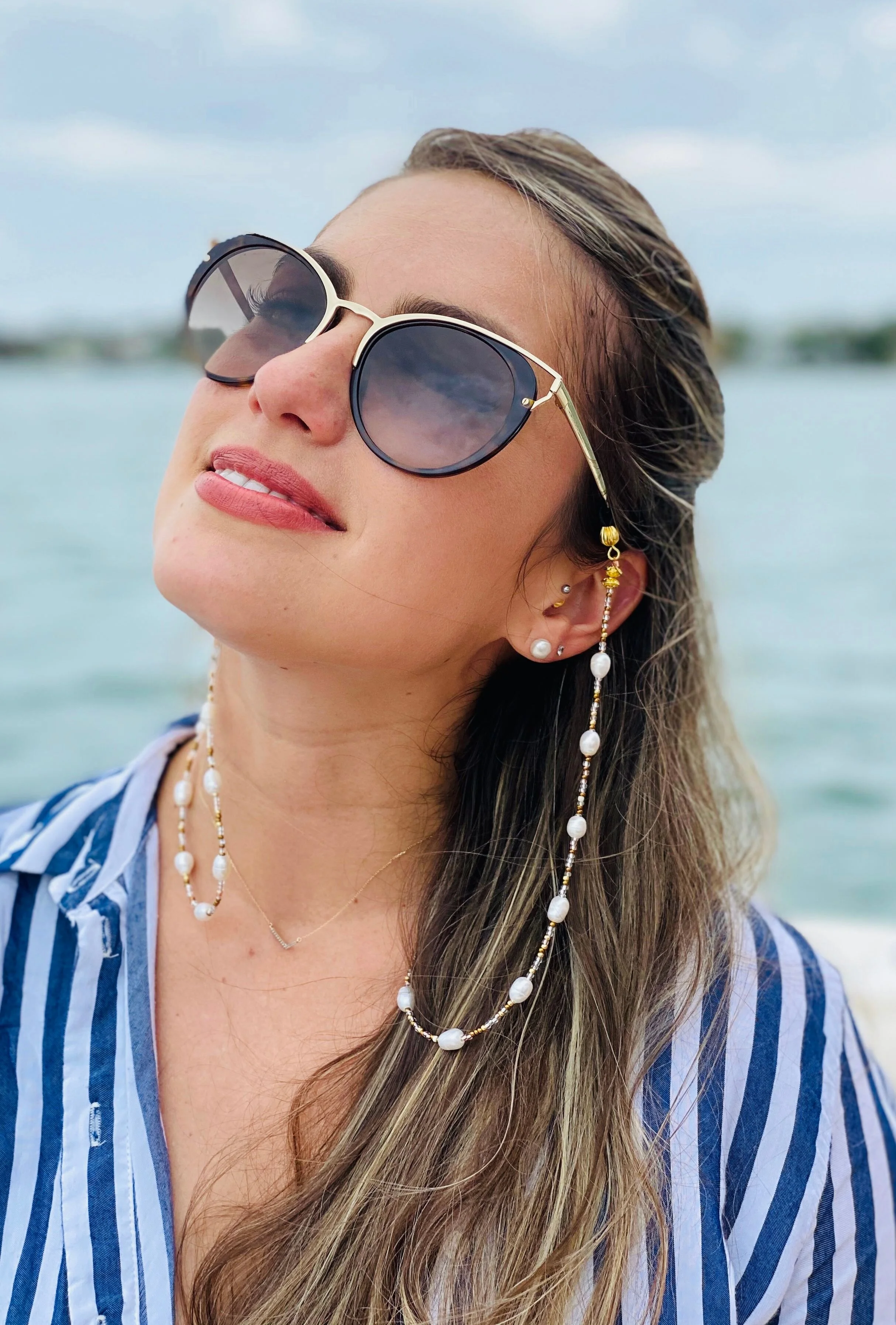 White Pearls &amp; Bronze