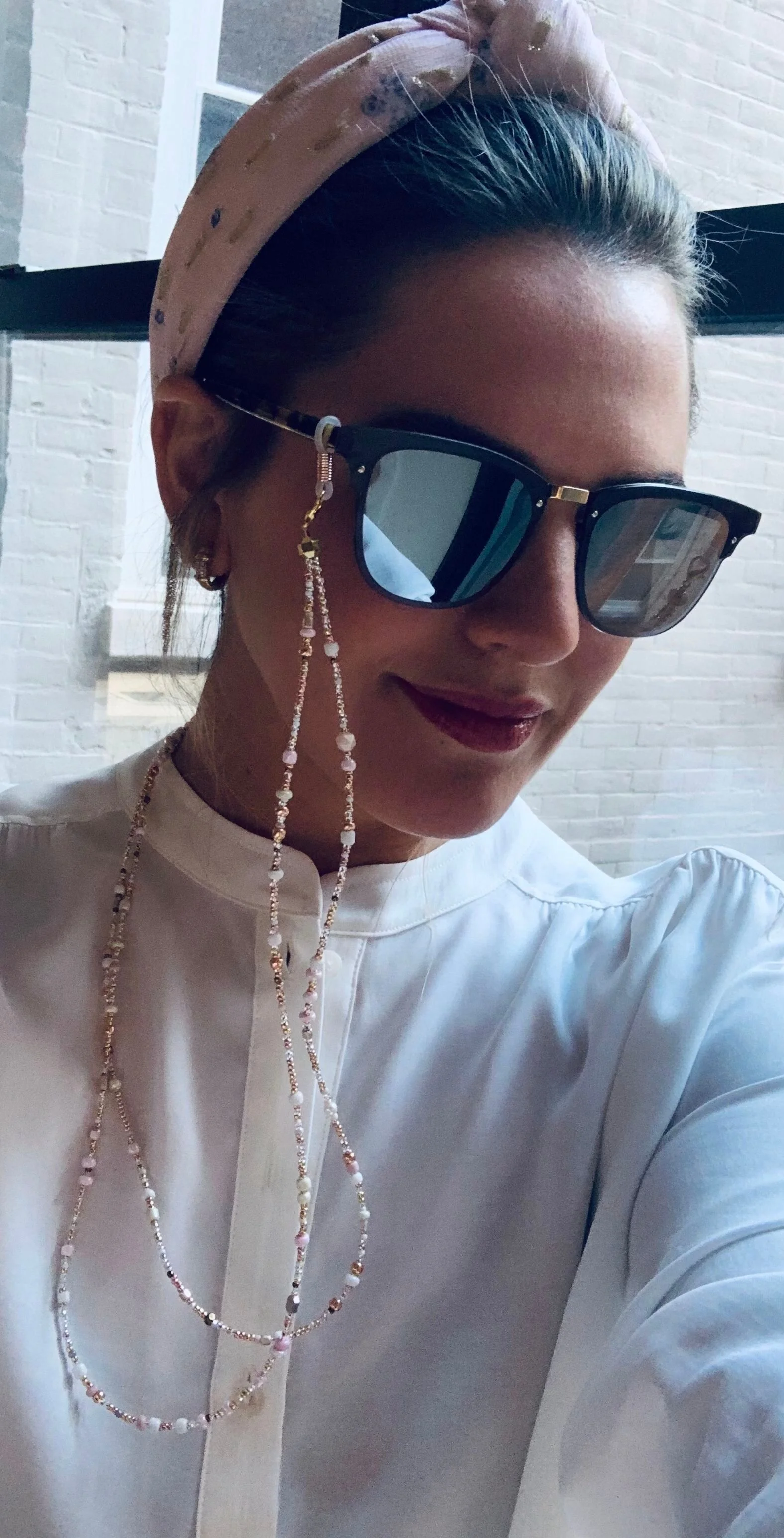 Pink Gold V.2 Mask &amp; Sunglass Chain (2 in 1)