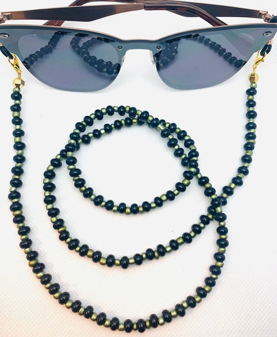 Black Olive V.2 Mask &amp; Sunglass Chain (2 in 1)