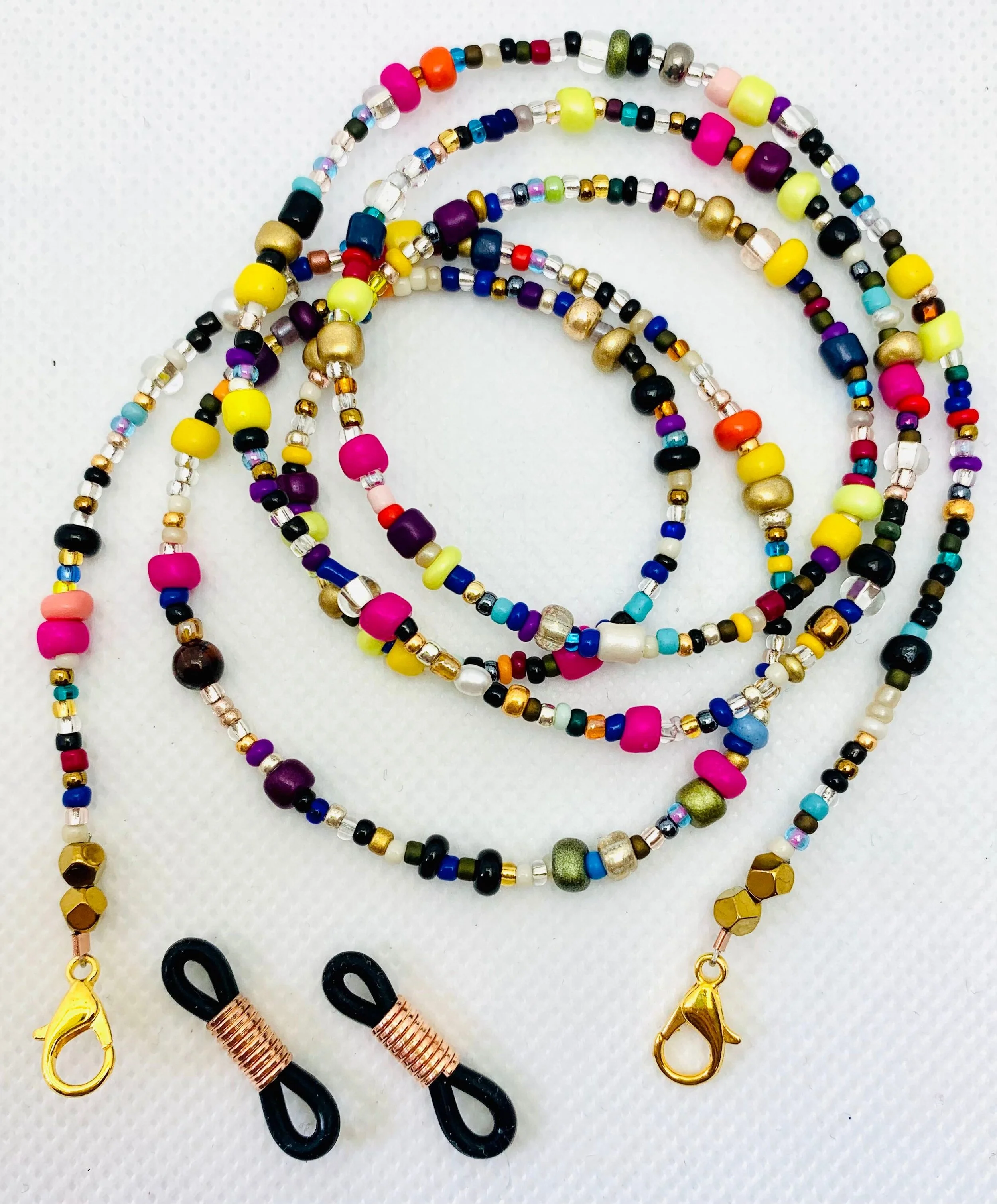 Multicolored V.1 Mask &amp; Sunglass Chain (2 in 1)