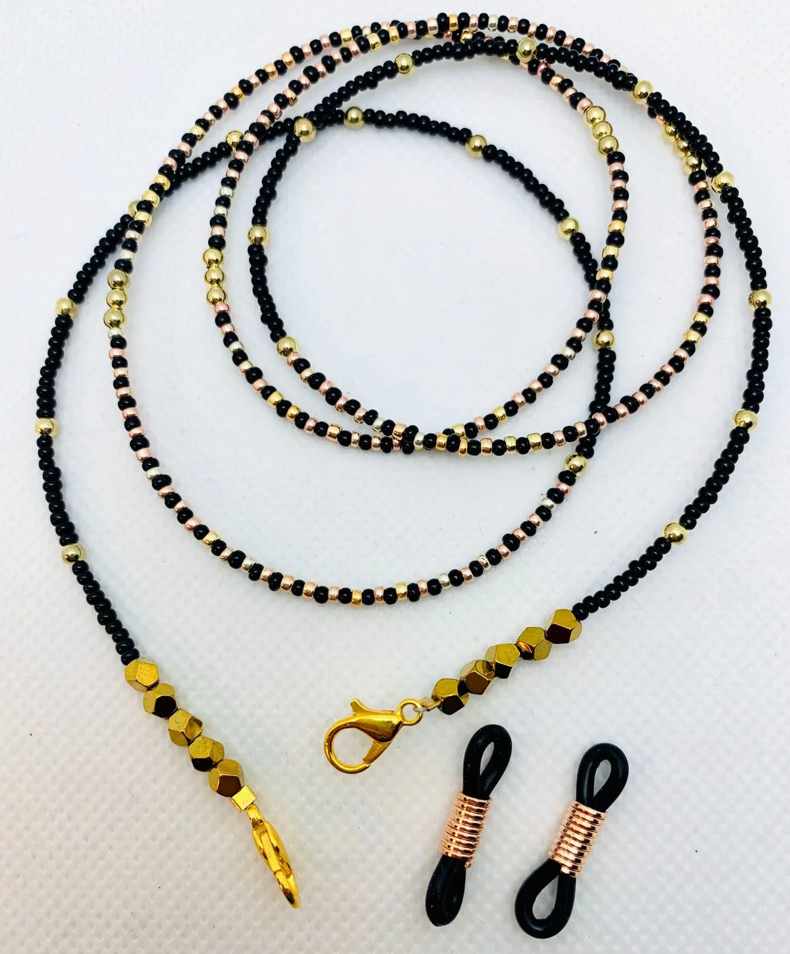 Black Gold V.7 Mask &amp; Sunglass Chain (2 in 1)