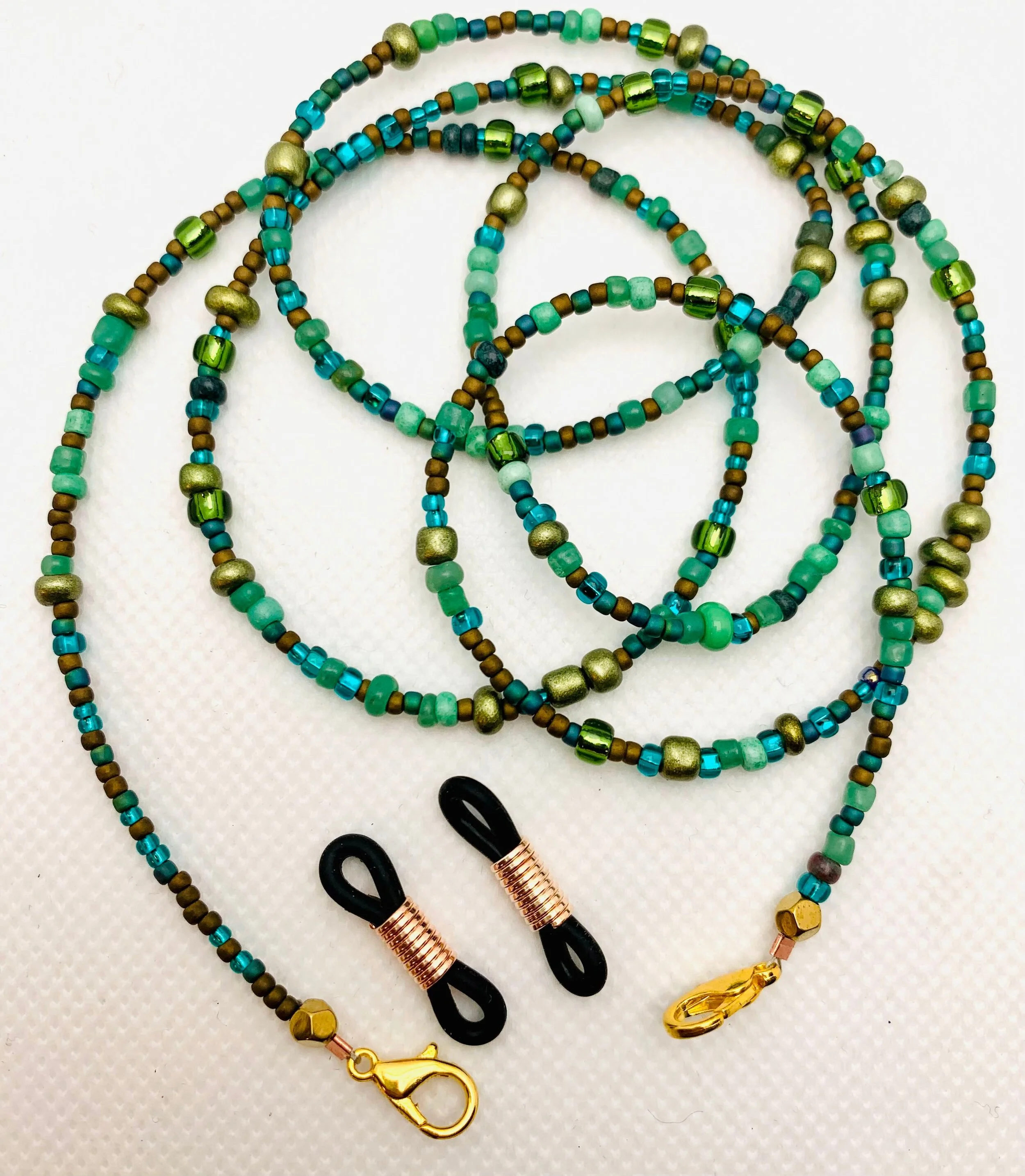 Dark Green V.2 Mask &amp; Sunglass Chain (2 in 1)