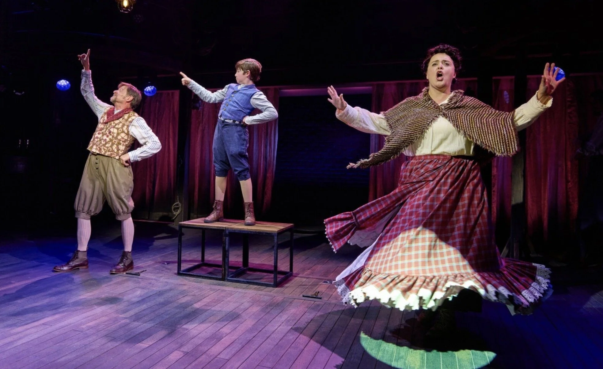 Production shots from Copperfield!