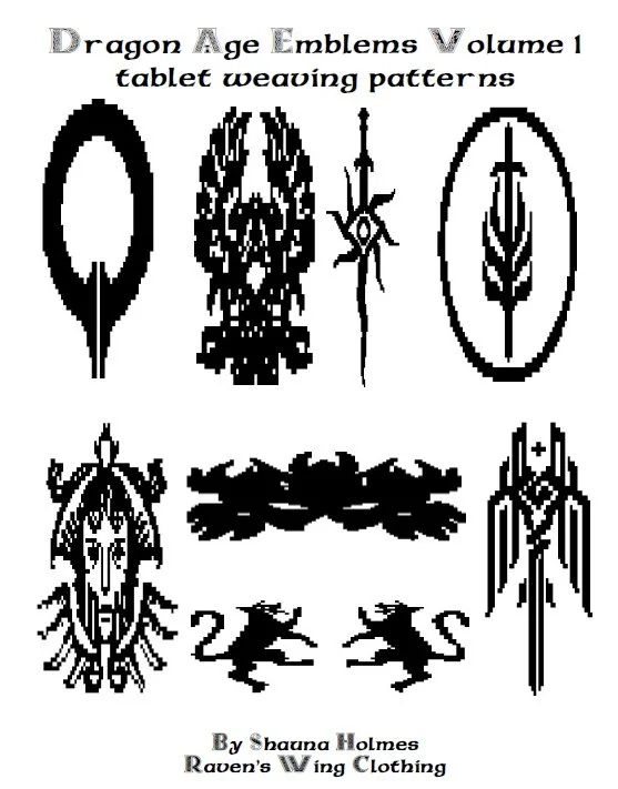 Dragon Age Emblems vol 1: Tablet Weaving Patterns