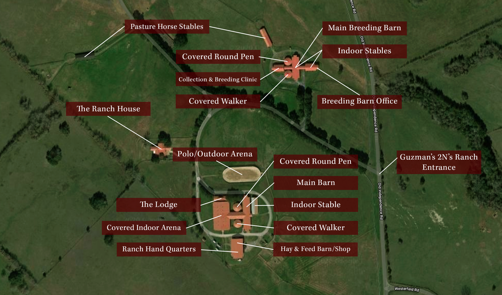 Ranch Map — Guzman's 2N's Ranch