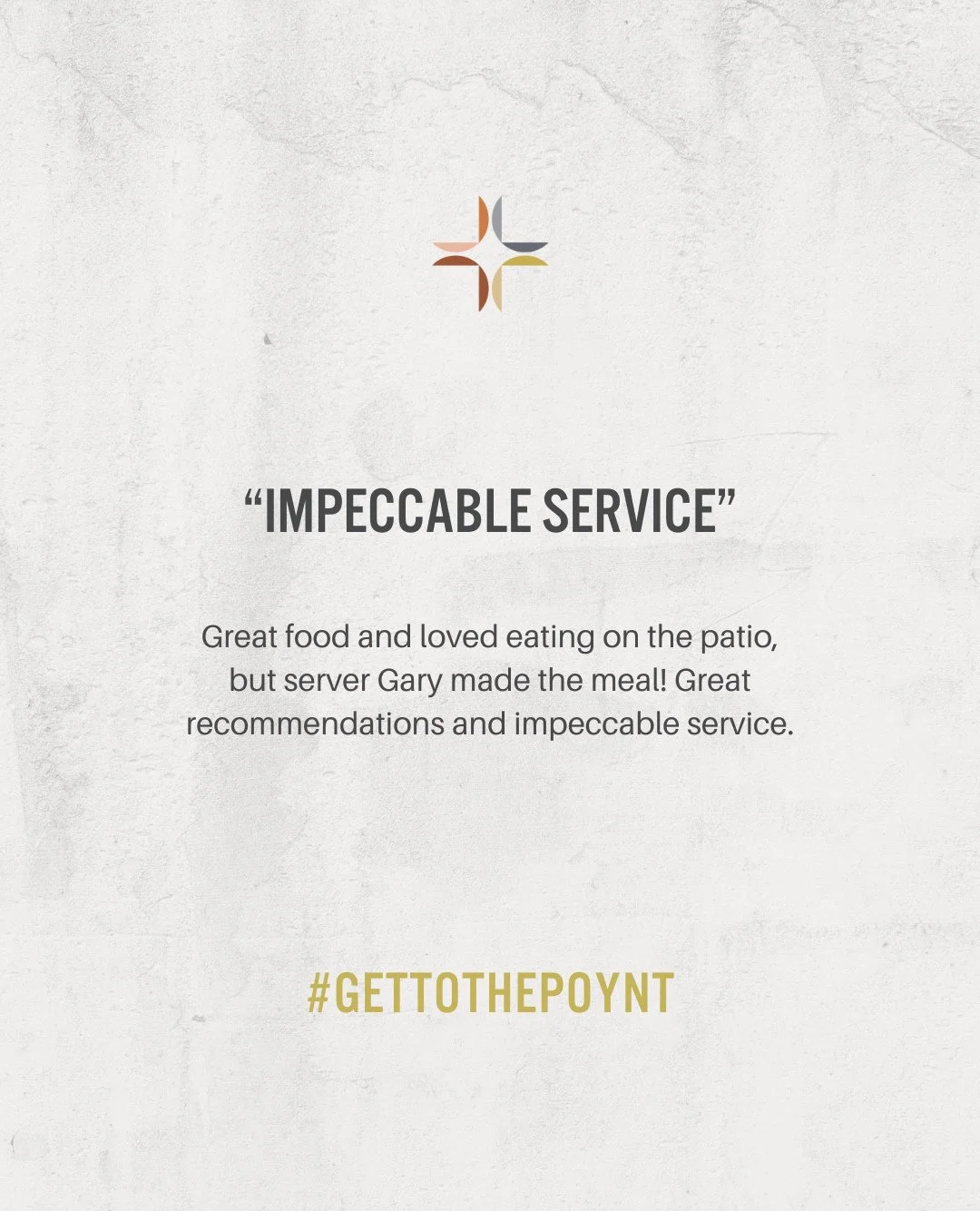 Our team takes pride in pairing delicious food with attentive service, whether you’re soaking up the sun on the patio or dining inside! Come see why guests say they’d #GetToThePoynt again and again.