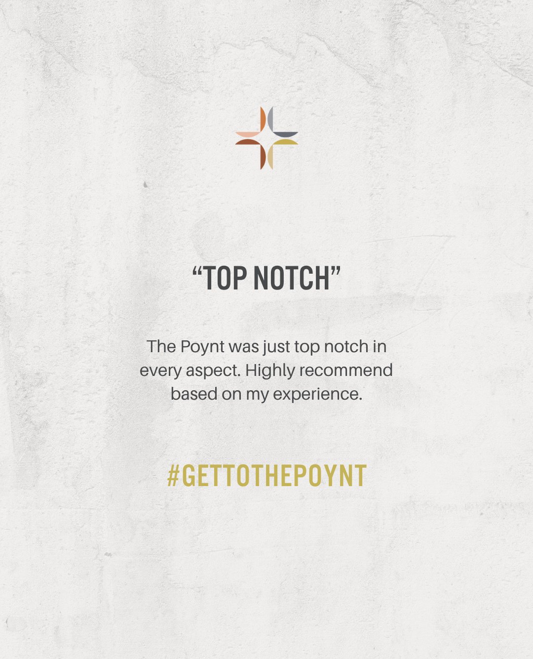 We&rsquo;re thrilled your experience at The Poynt felt &ldquo;top notch&rdquo; from start to finish, that&rsquo;s exactly what we aim for every day! #GetToThePoynt⁠
⁠
If you&rsquo;ve visited us recently, drop your own favorite dish or moment in the c