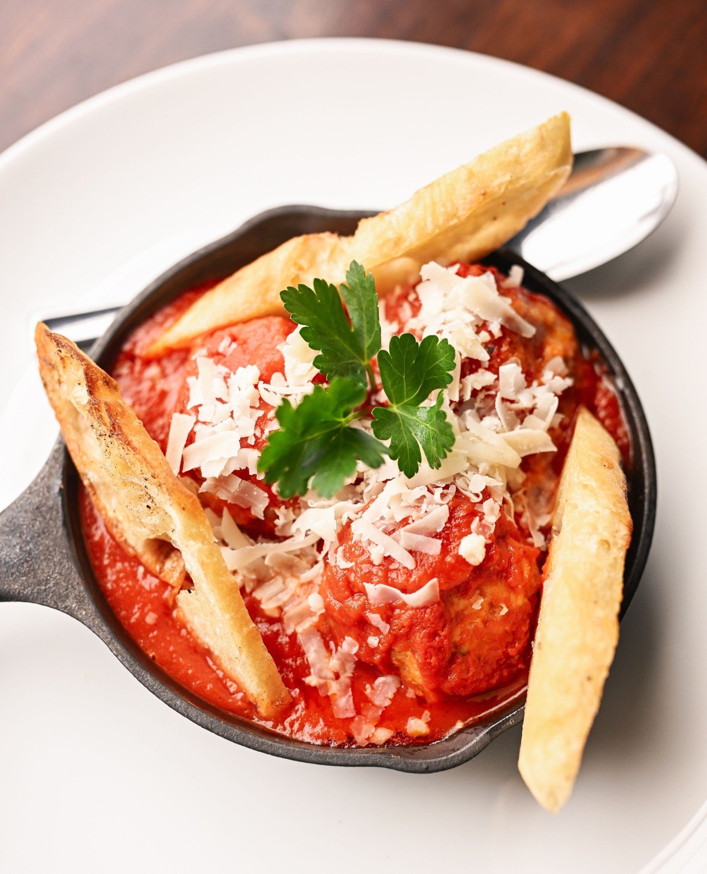 Cold days have a way of making Sunday Dinner at The Poynt make even more sense! Starting at 3:30 PM, it all starts with Wood Fired Meatballs - warm from the oven, finished in San Marzano tomato, and paired with a baguette that never lasts long at the