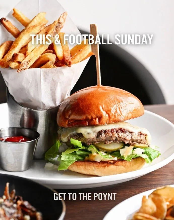 Which team are you on: Smashburger 🥊 or Steak Sandwich 🥪? #ThePoyntNewburyport #FootballSunday