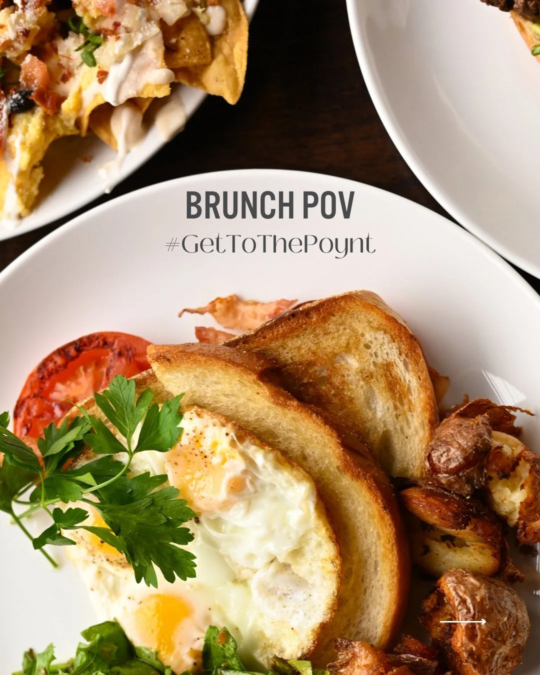 POV: the phone eats first. 📱⁠
⁠
Brunch at The Poynt⁠
Sundays | 9AM&ndash;3PM⁠
⁠
See you at the table. 🍳🥂