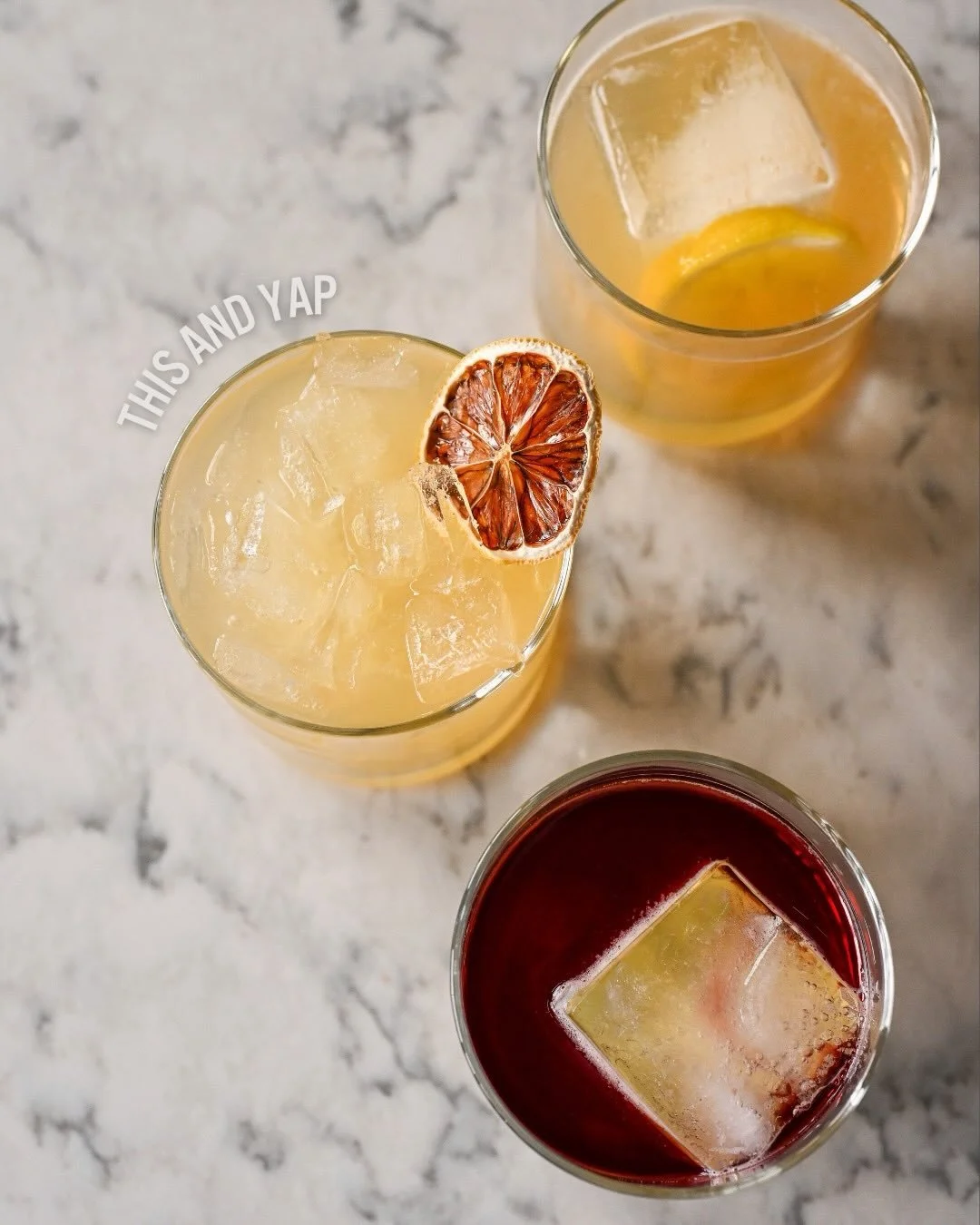 Golden drinks, girls night, and just a little gossip. 😉🥂 #GetToThePoynt