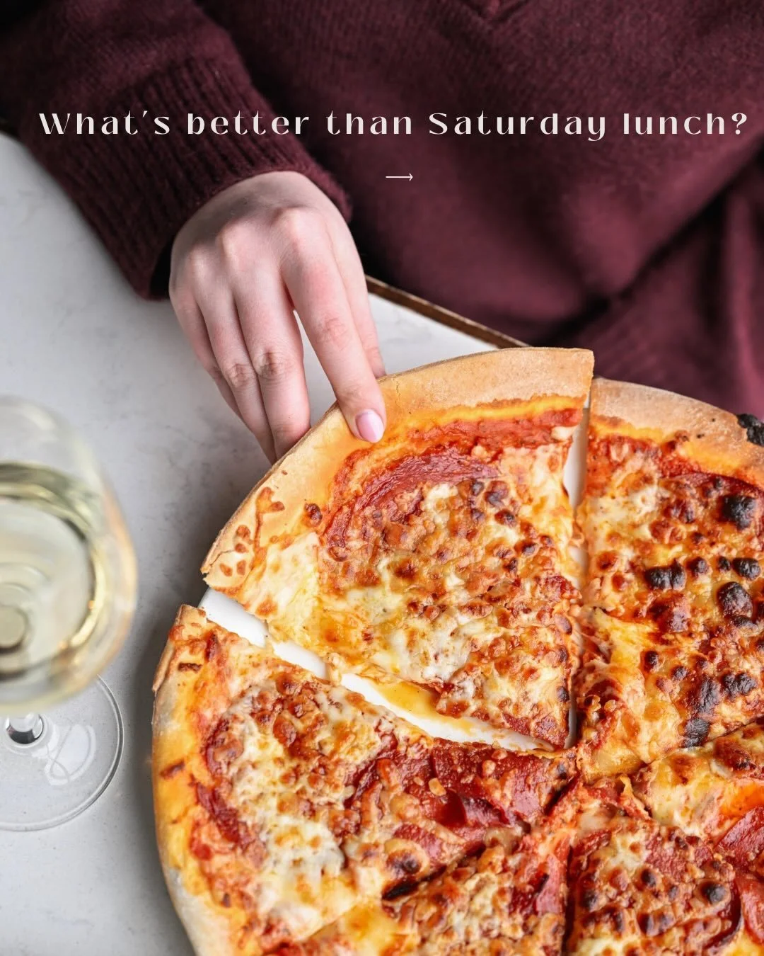 More time to get to The Poynt 🙌

Don&rsquo;t forget we&rsquo;re open all weekend long including Saturday Lunch + Sunday Dinner! Whether it&rsquo;s a midday bite or a cozy end to the weekend&mdash;we&rsquo;ve got you.

#GETTOTHEPOYNT