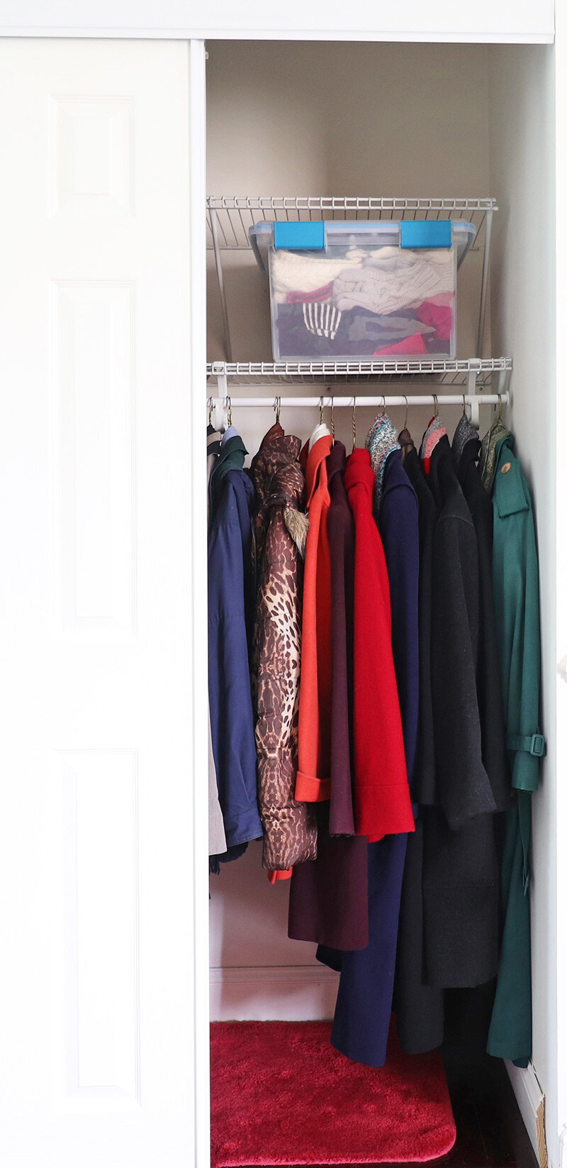 Organized Coat Closet
