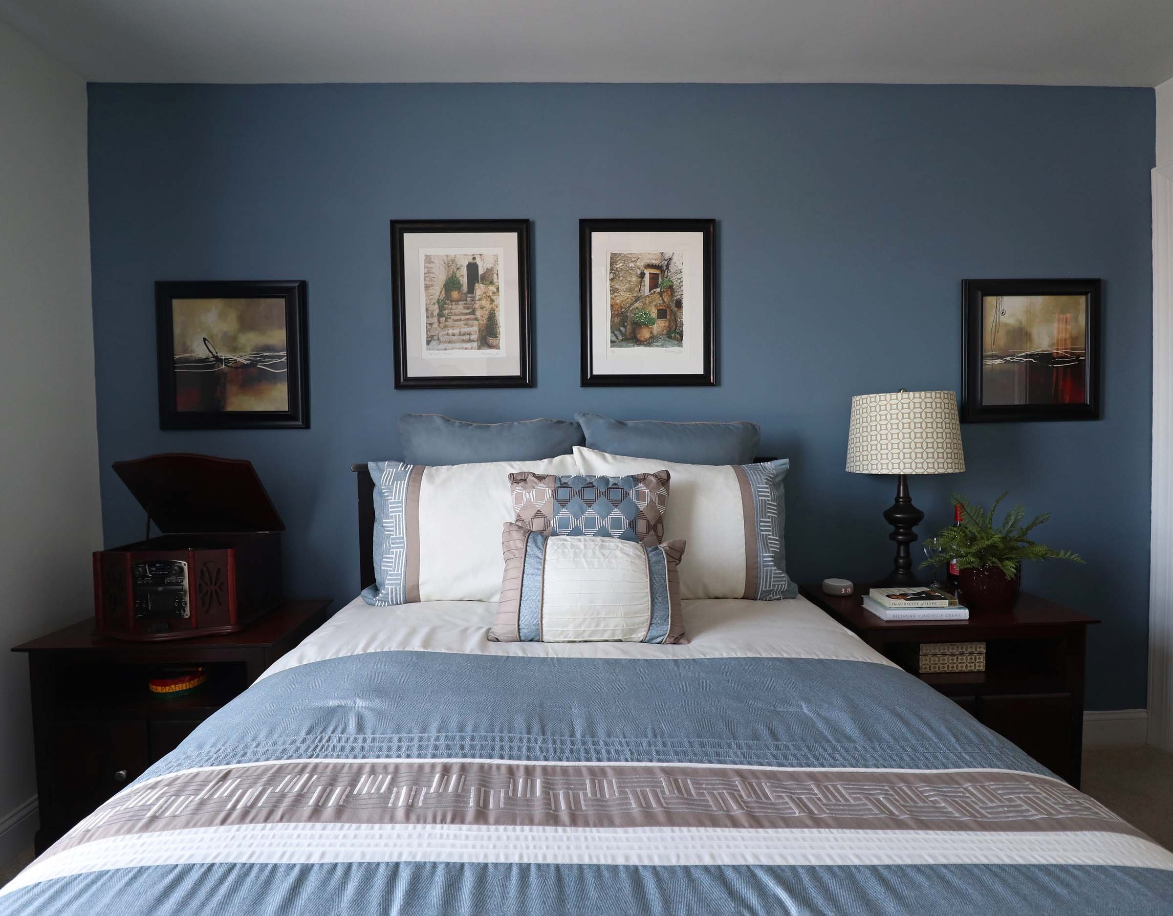 Guest Bedroom in Shades of Blue