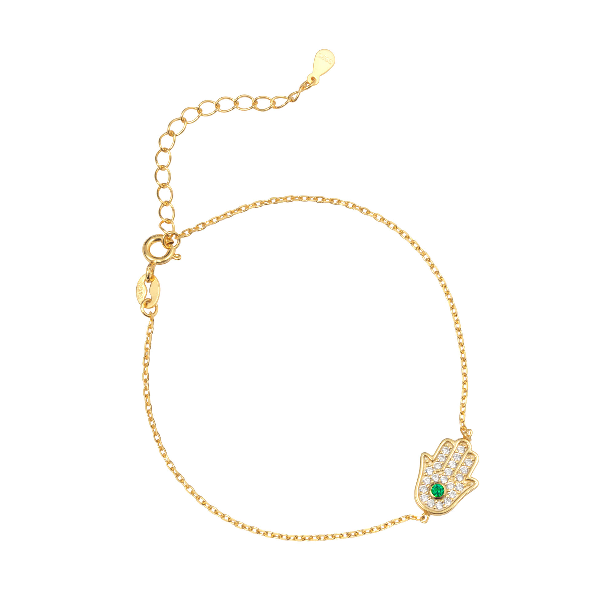 Hamsa Bracelet with emerald stone.jpg