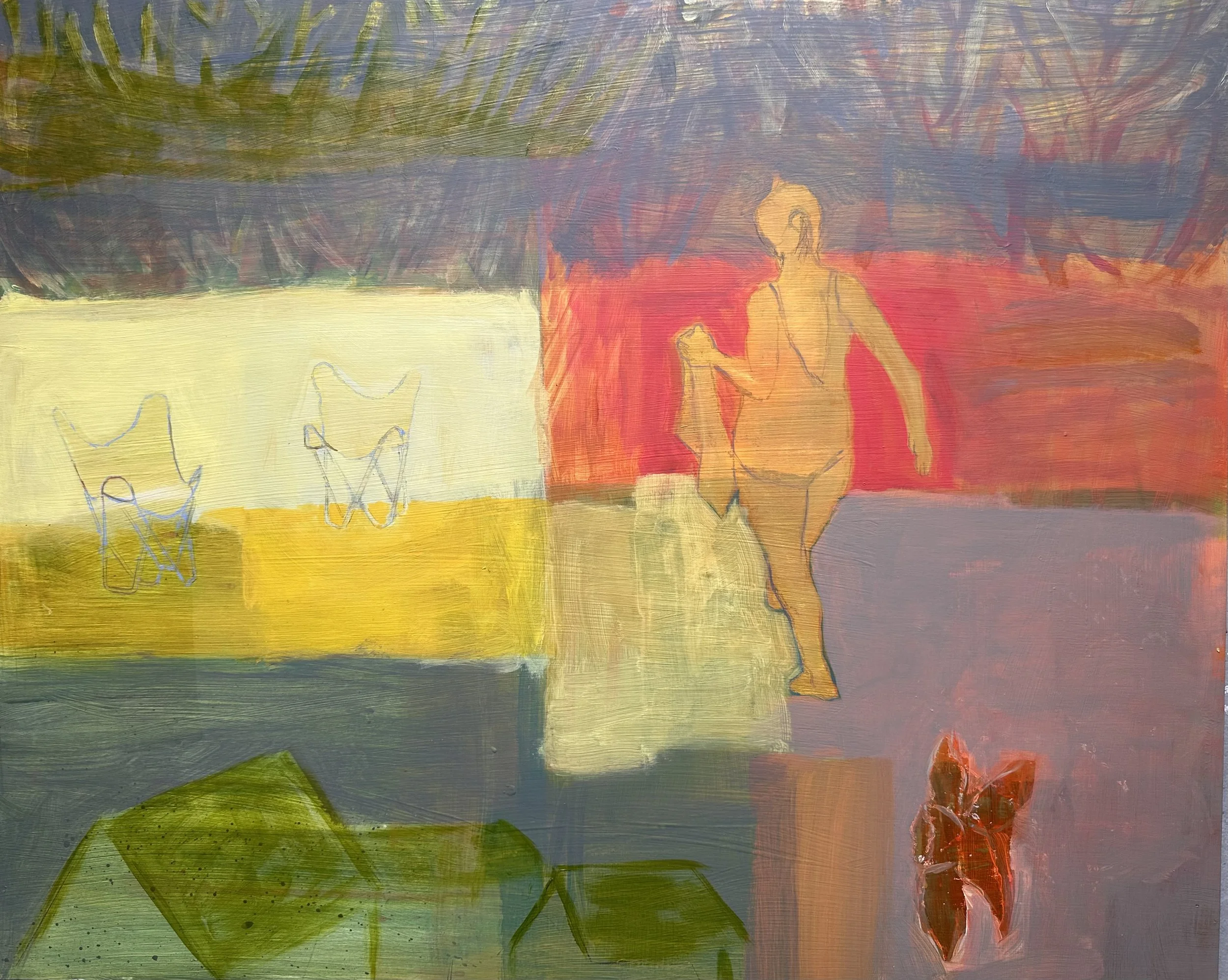 _Buzz Masters- _The Path To The Beach_- 24_x30_- acrylic on panel-2026.  IMG_7793.jpeg