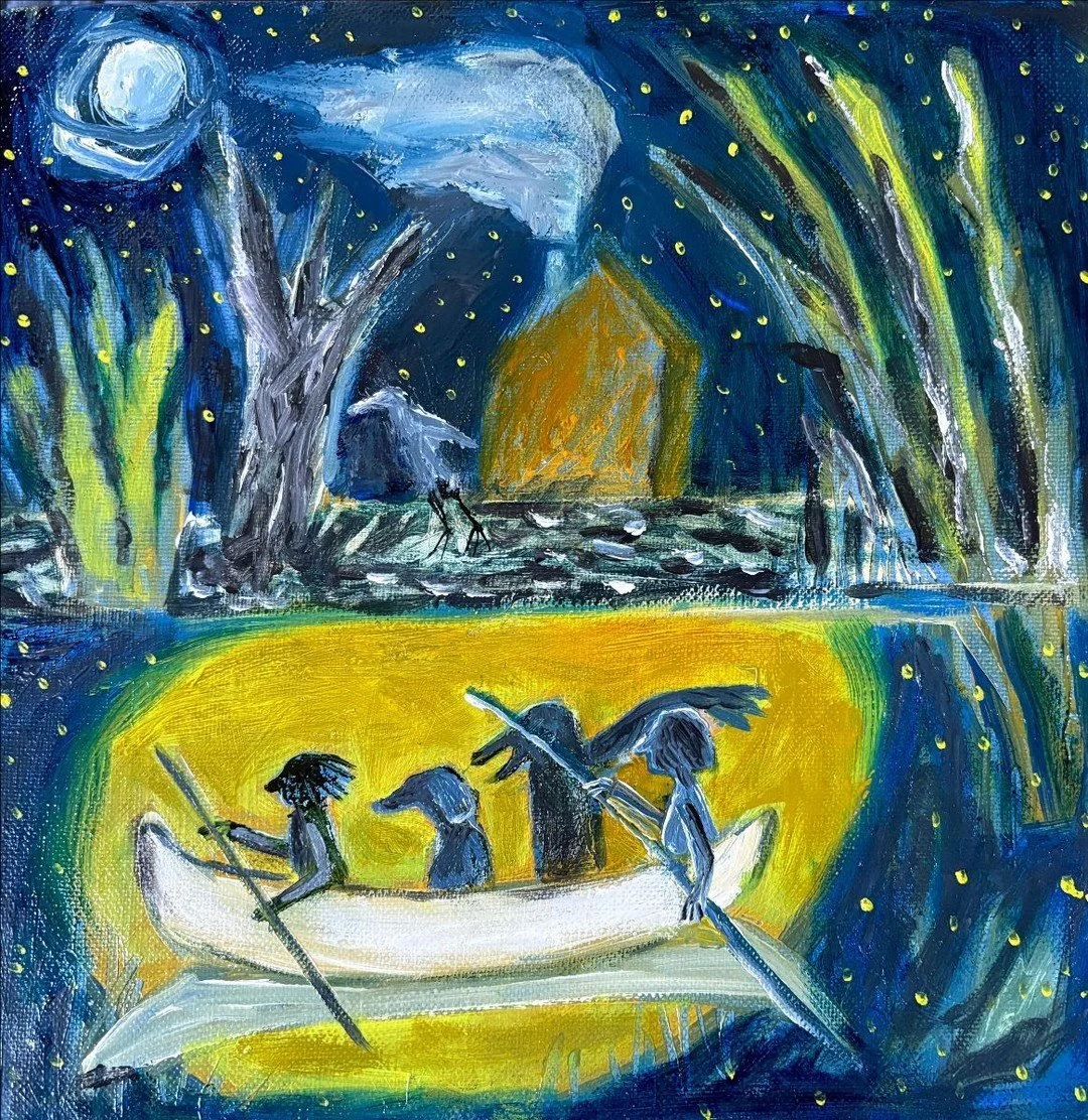 Reminder: Let's Go! First Friday and 'Nightfall' at the Cynthia Winings Gallery! Look up! 🌙 This Friday at 5:30, we welcome Nancy Hathaway of Dark Sky Maine to share about Maine&rsquo;s Dark Sky Heritage. Astronomer Ray Santullo will have his telesc