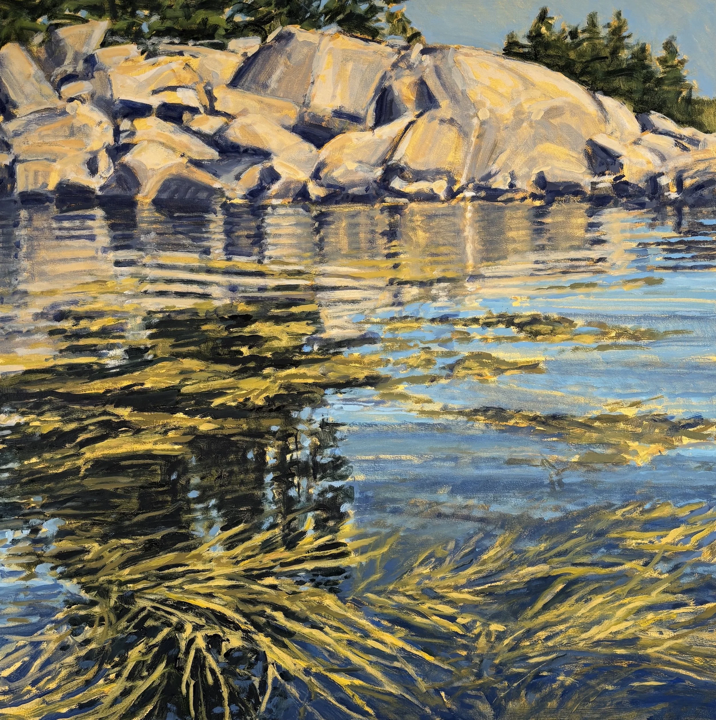 Jerome_OceanGoldBickfordLedge_30x30_oil_2026.jpg