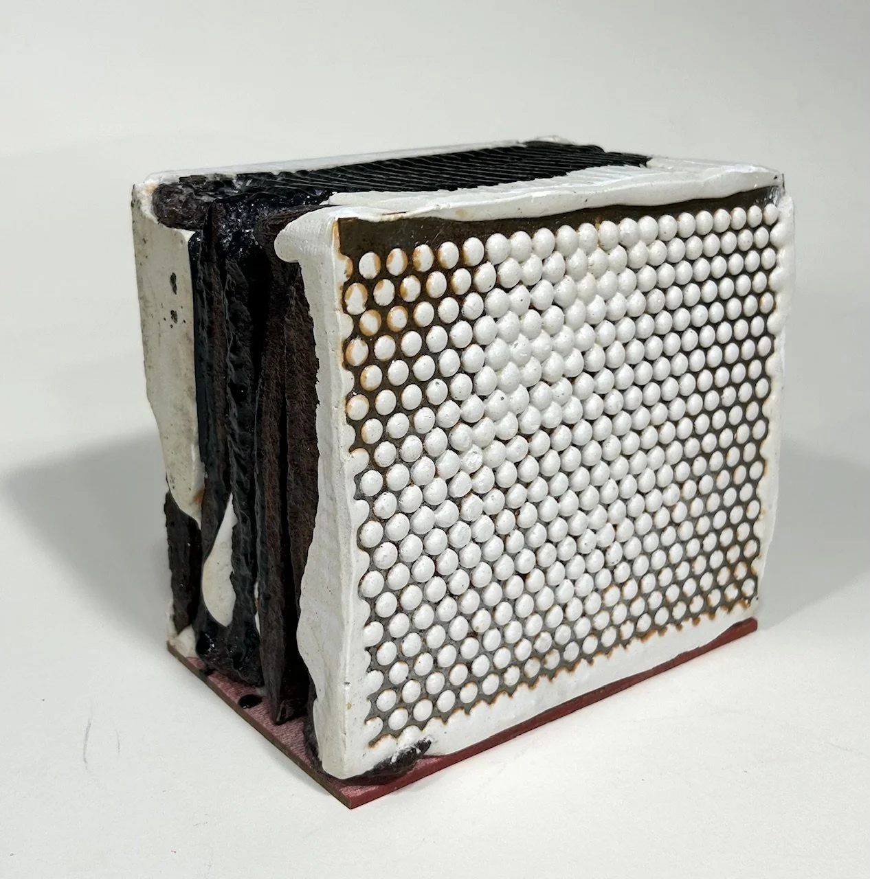 Polkadot Grid 7_ x 4.5_ x 6.25_ plaster and metal.jpeg