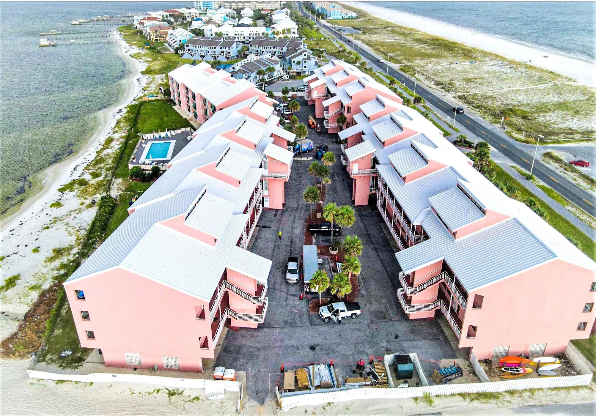 Palm Beach Condos - Pensacola Beach, Florida - Crawford Roofing