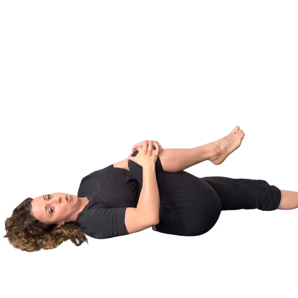 Exercise Tutorial Lying Knees to Chest Stretch