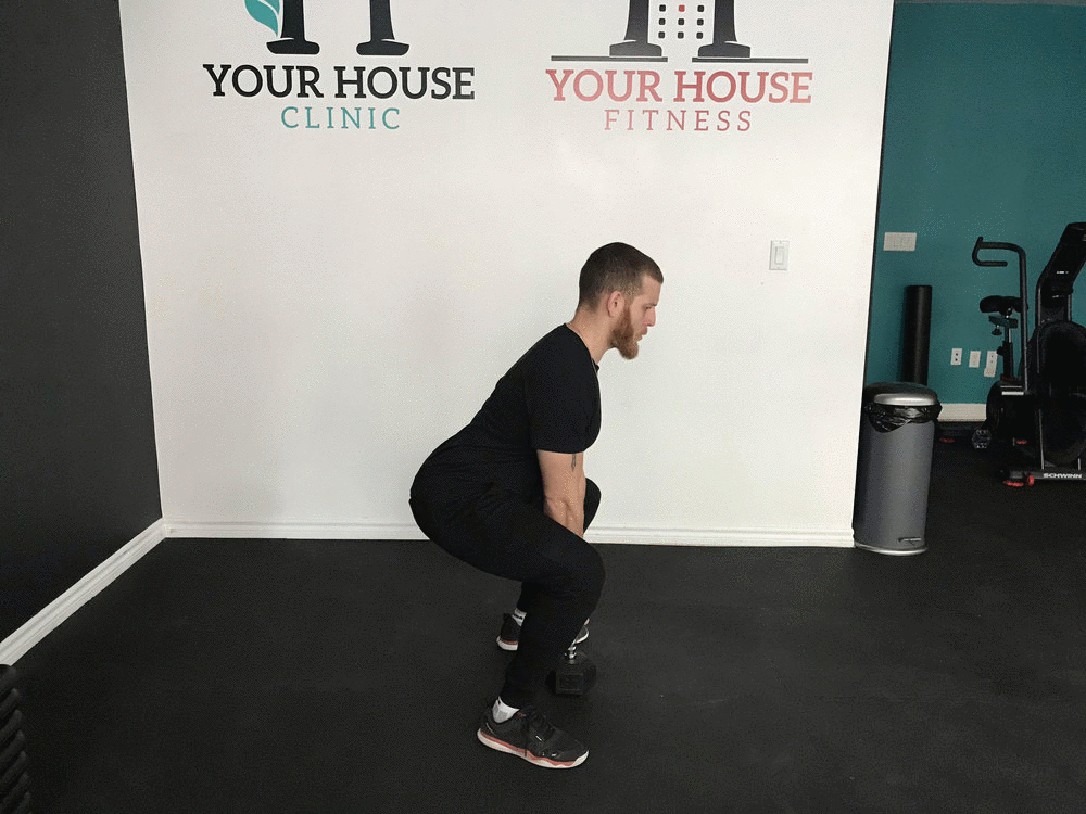 ダンベル デッドリフトに Your House Fitness
