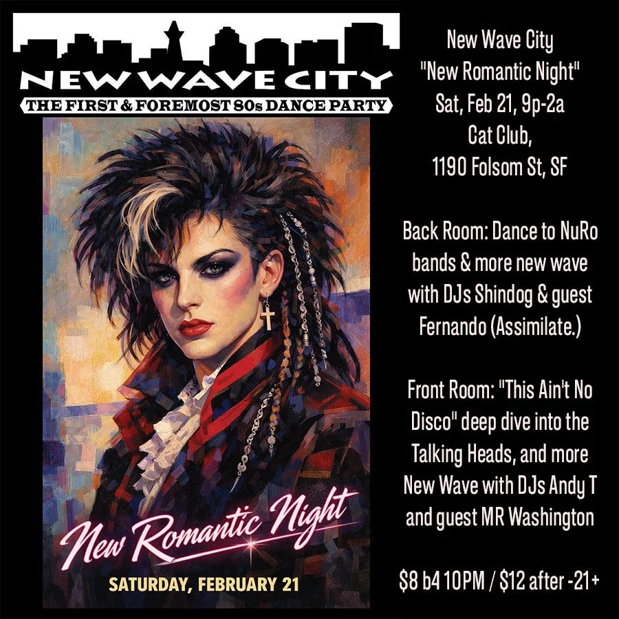 NEW WAVE CITY - New Romantic Night