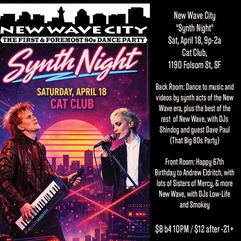 NEW WAVE CITY - Synth Night