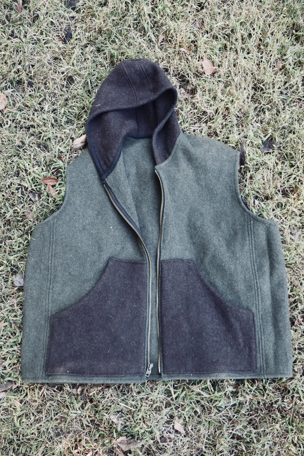 Wool Hooded Vest — Ramshackle Homestead & Survival