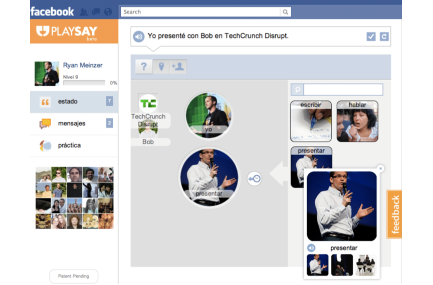 Led 'PlaySay' on Facebook to TechCrunch Disrupt Finalist