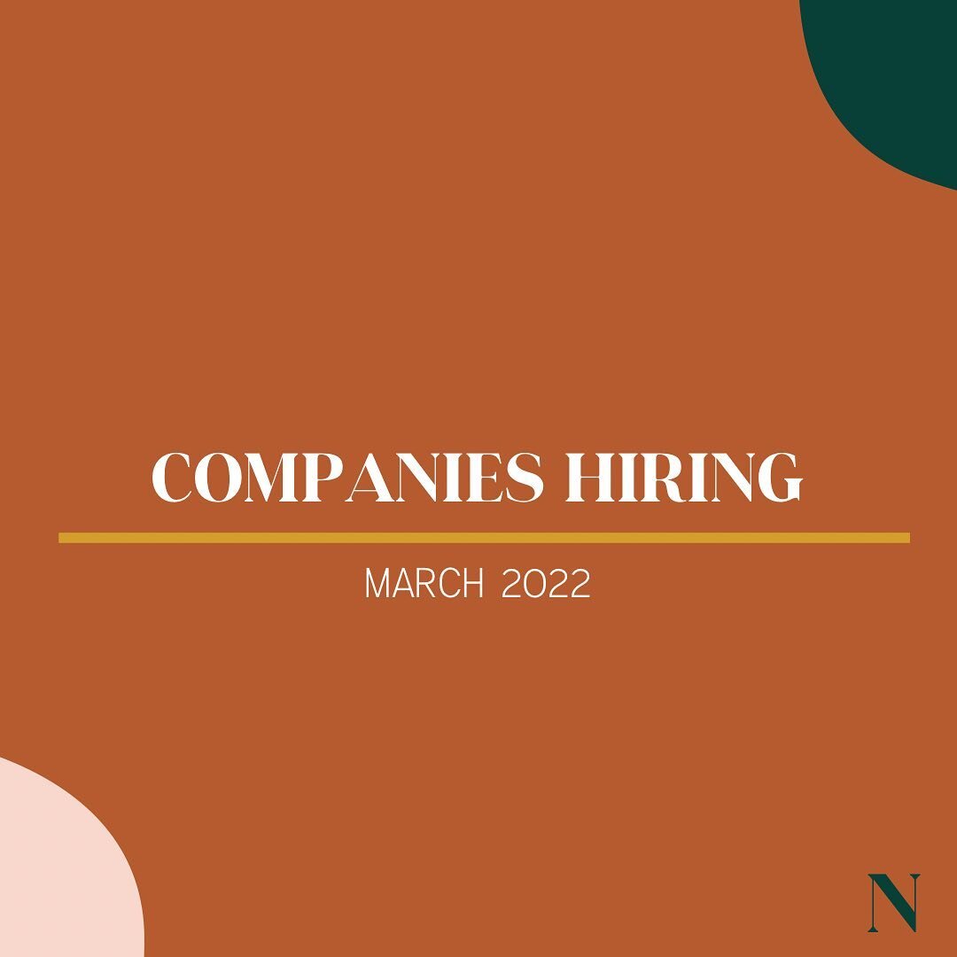 Guess who&rsquo;s BIZZACKKKK with a new round-up of roles that some of your favorite companies are ACTIVELY hiring for?! 🥳 [SWIPE] to find your potential new role 💼  OR [SHARE] this post with a friend that may need to see it! ✨ 

P.S. If your ideal