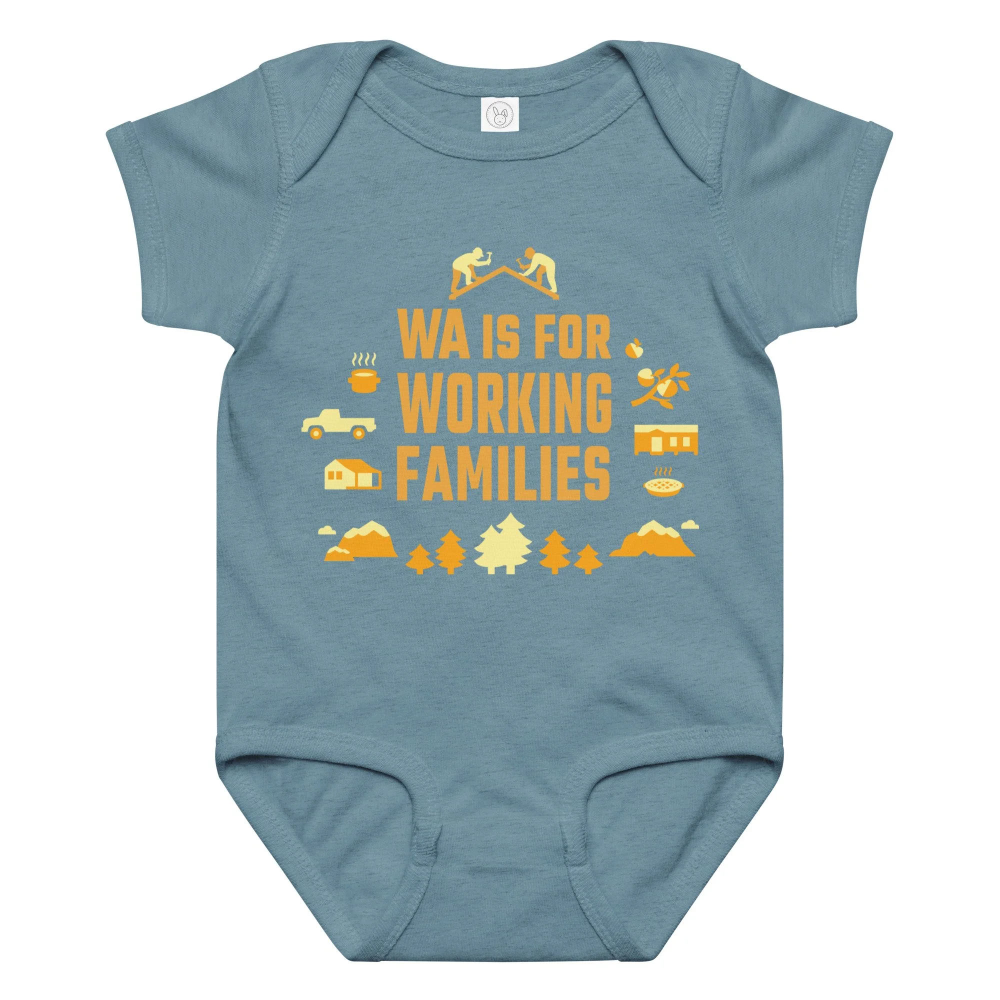 Working Families Baby jersey onesie