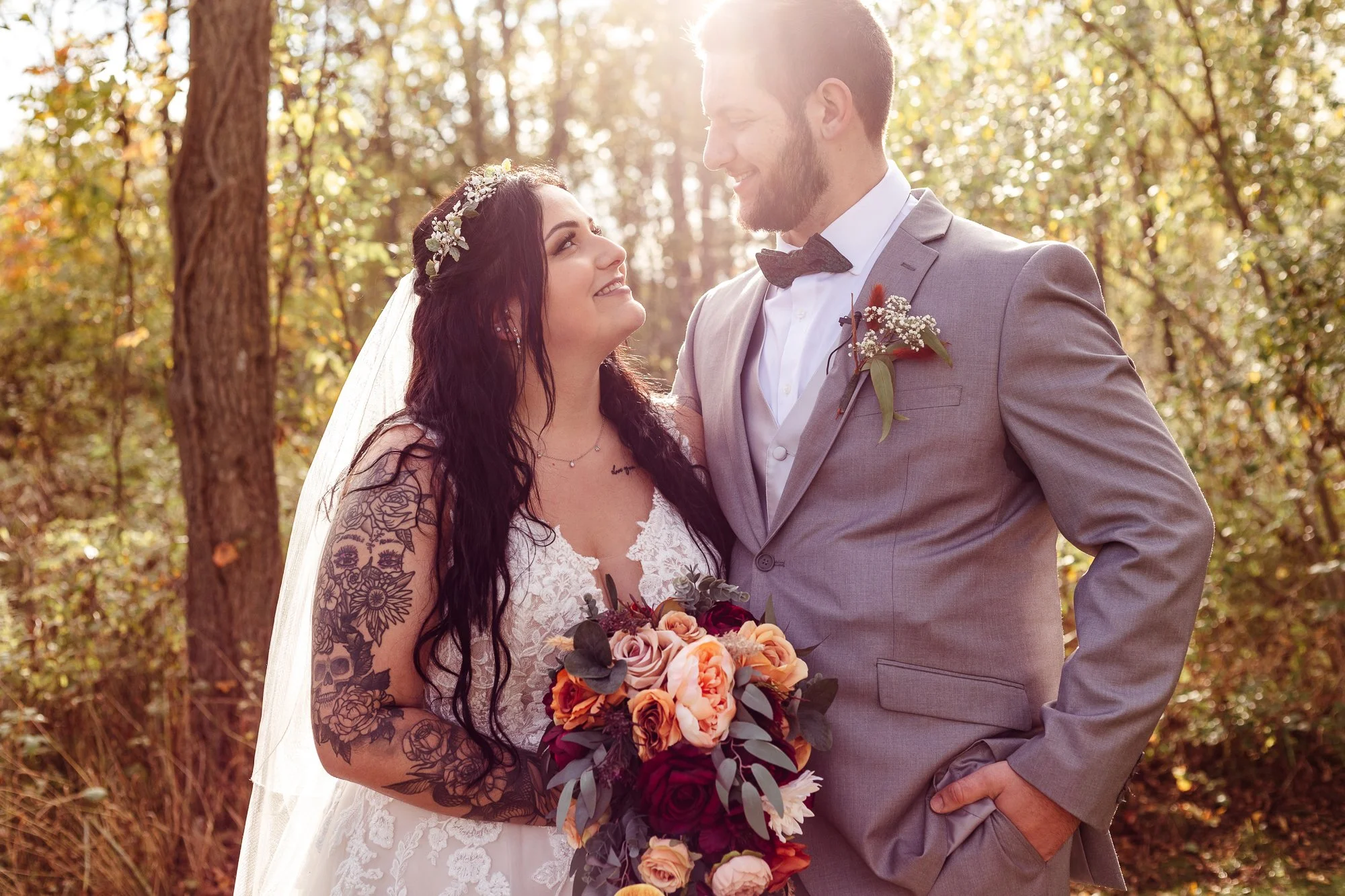 Noelle + Niles | Stunning Fall Wedding at Irish Hills Wedding & Convention Center | Brooklyn, Mi