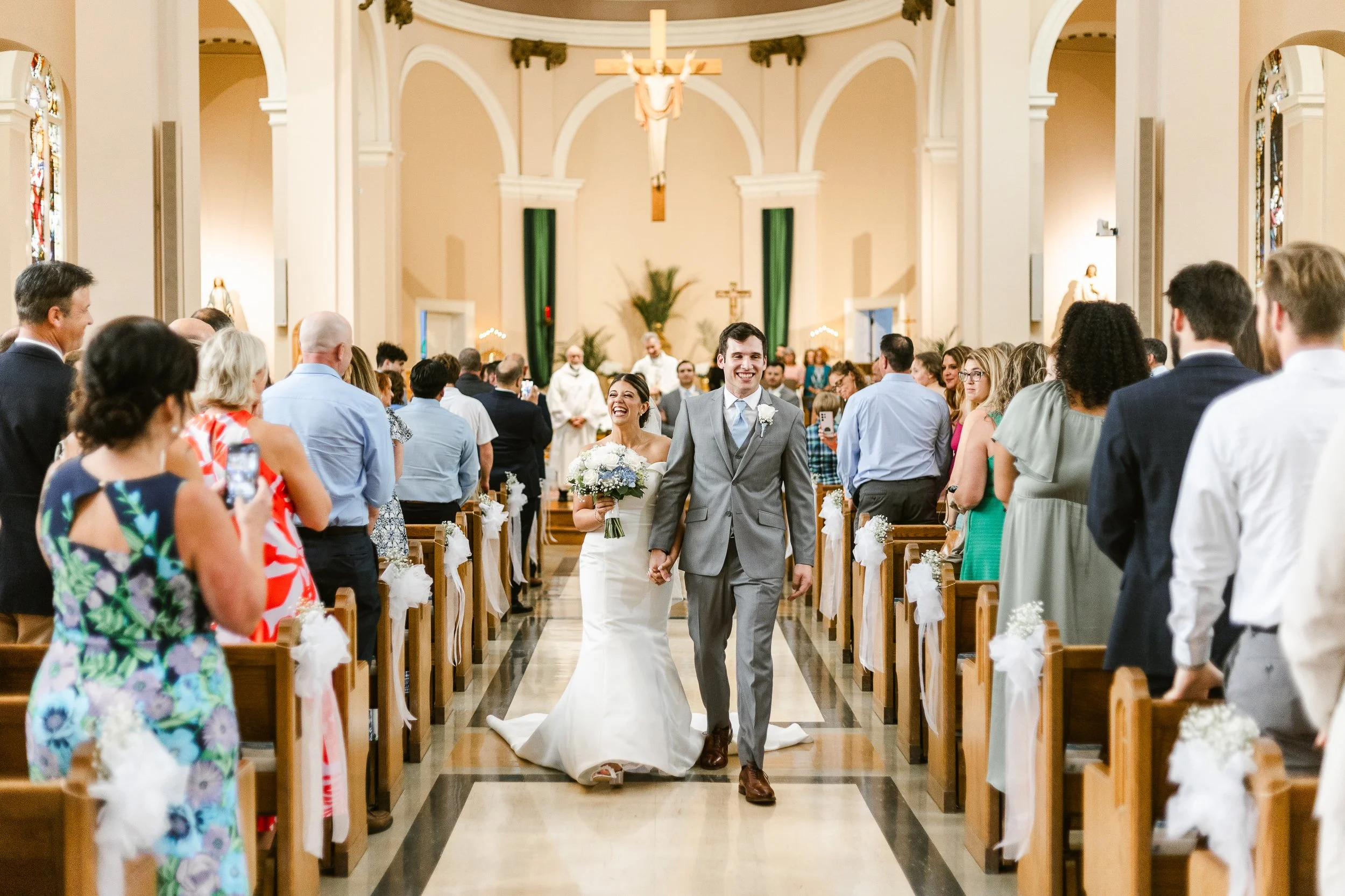 Olivia + Gus | Stunning Monroe Wedding at St Mary's Parish Church | Monroe, Mi