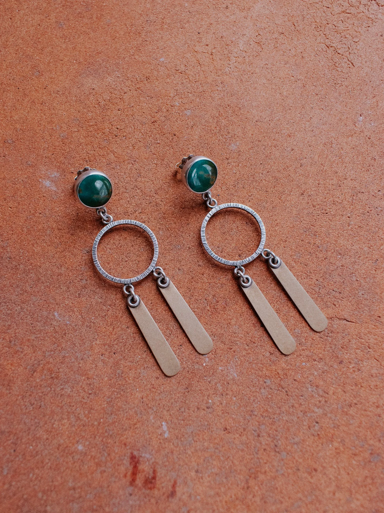 Turquoise Mountain Stud Earrings